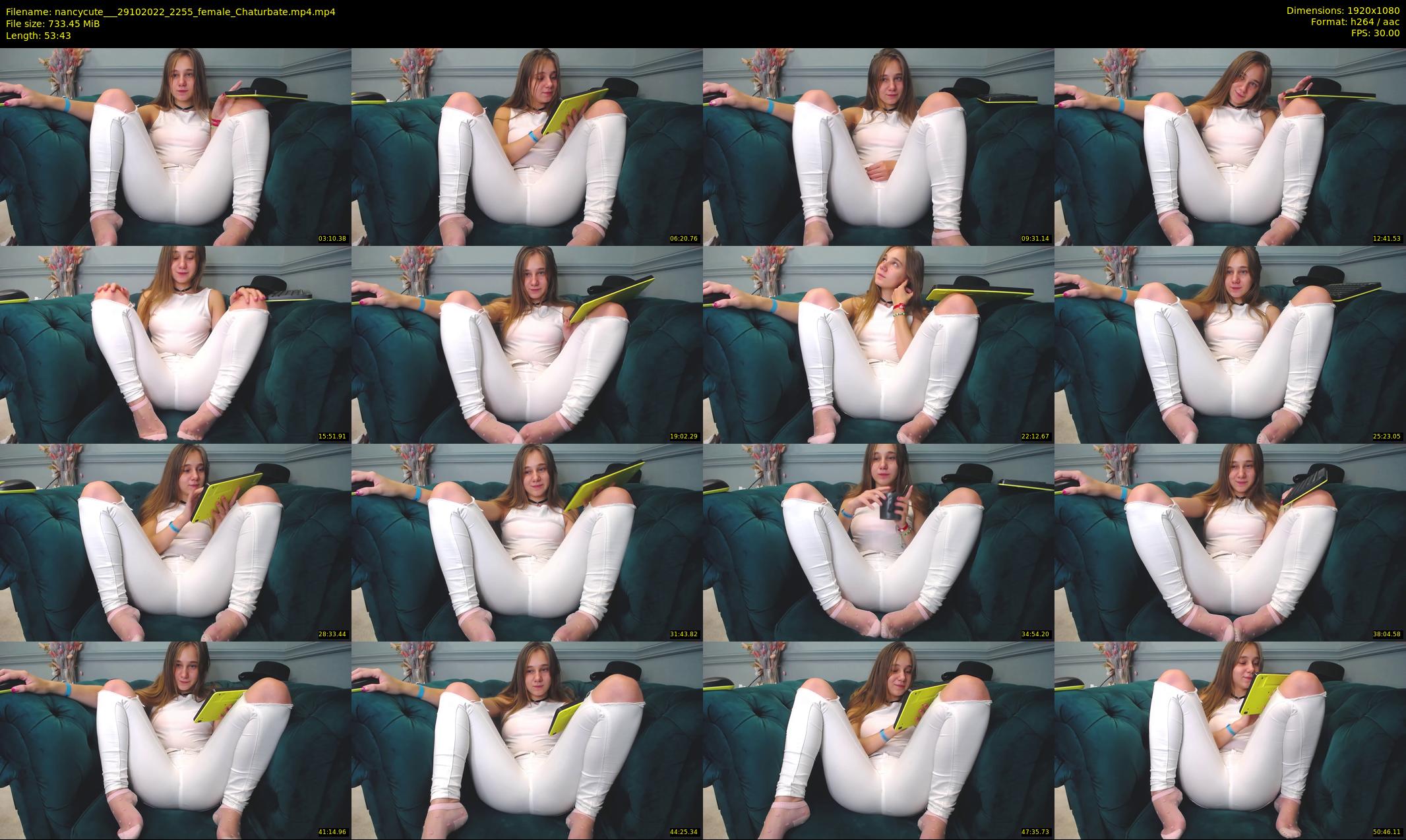 nancycute__ — 54 minute Chaturbate female cam show recording, 1080p, Oct 29, 2022