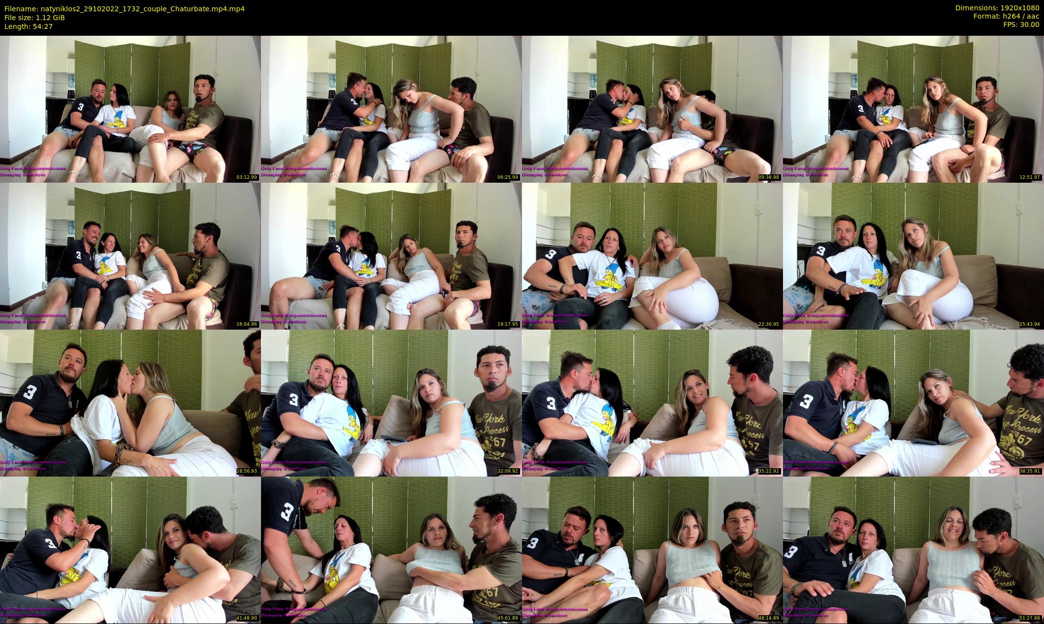 natyniklos2 — 55 minute Chaturbate couple cam show recording, 1080p, Oct 29, 2022