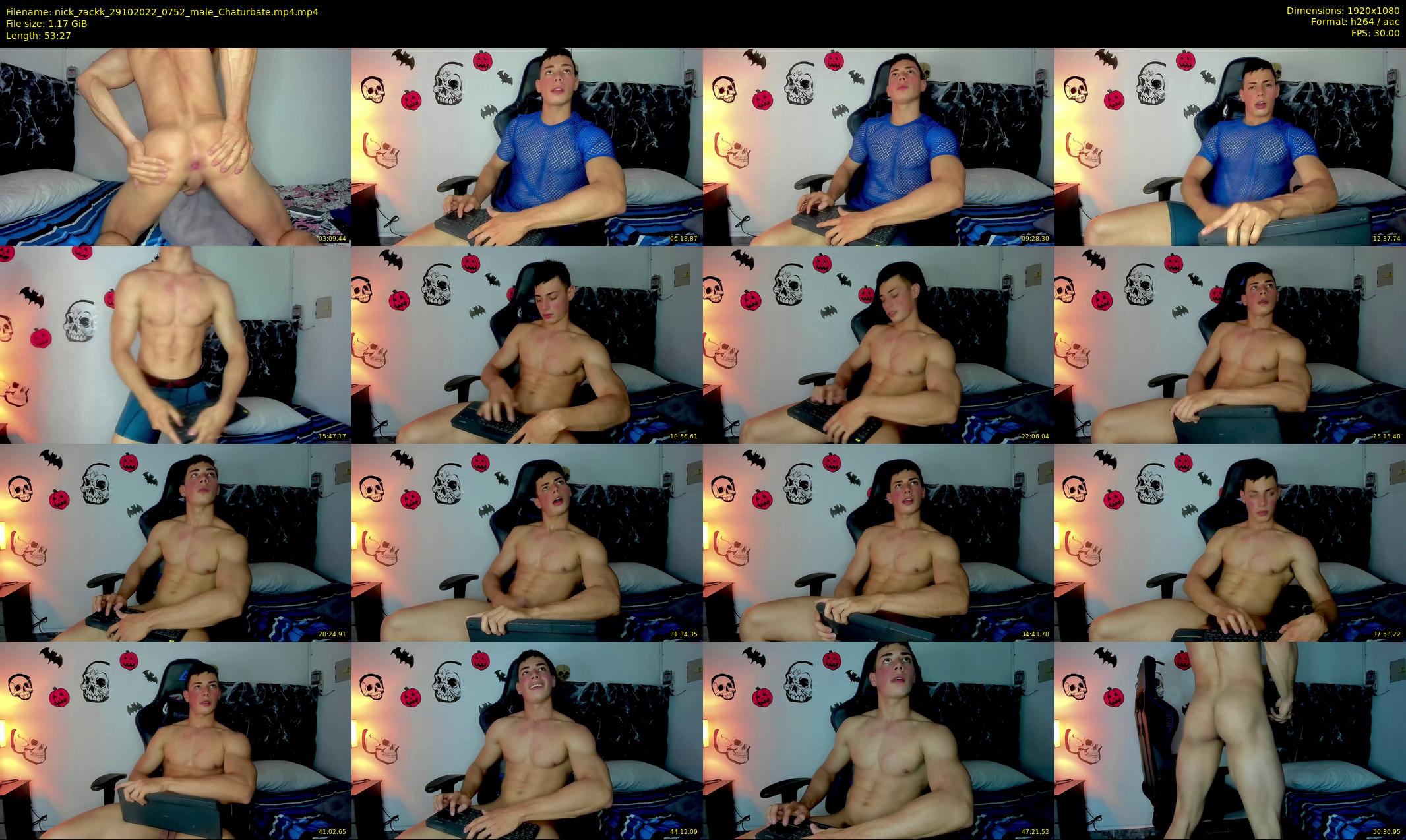 nick_zackk — 54 minute Chaturbate male cam show recording, 1080p, Oct 29, 2022