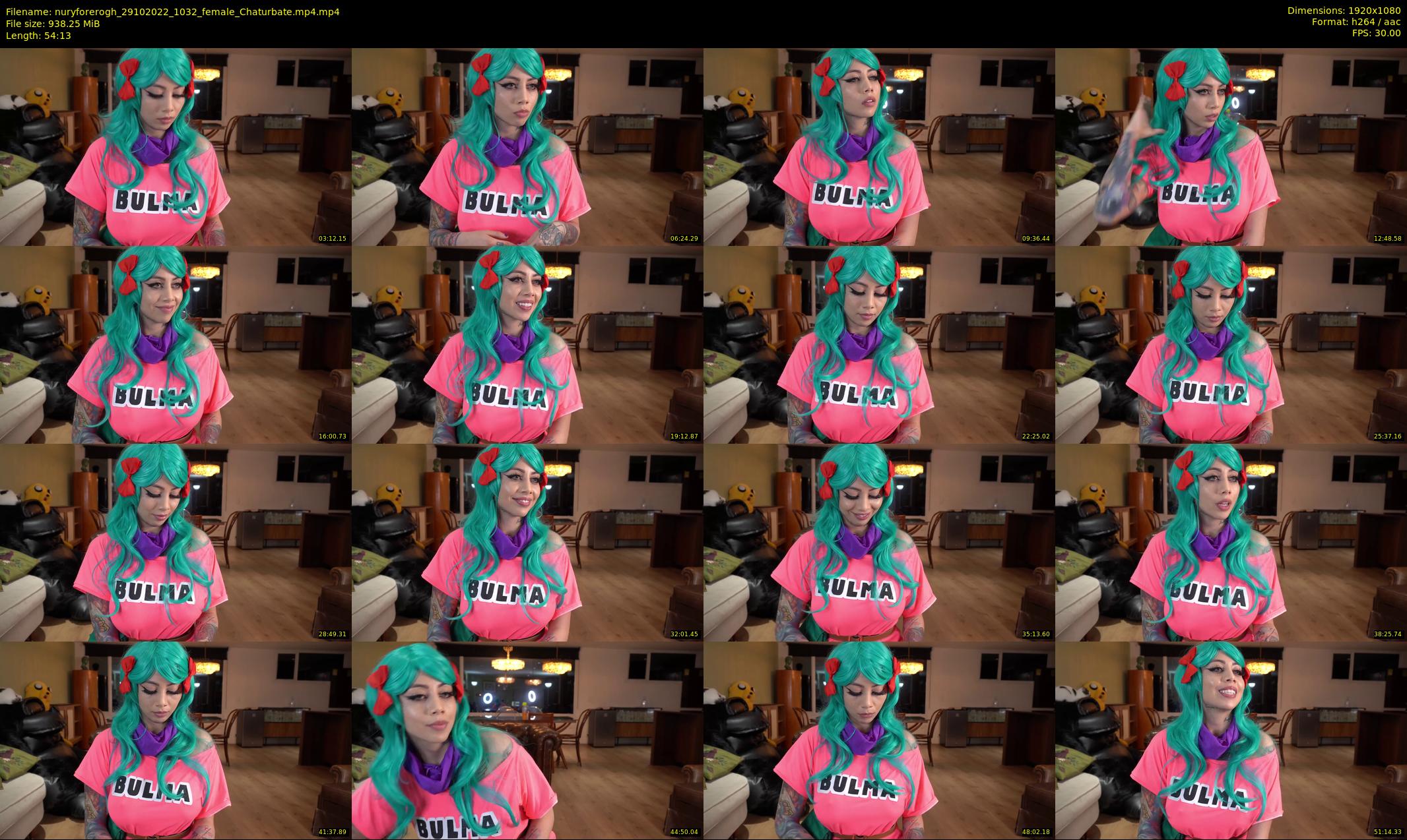nuryforerogh — 55 minute Chaturbate female cam show recording, 1080p, Oct 29, 2022