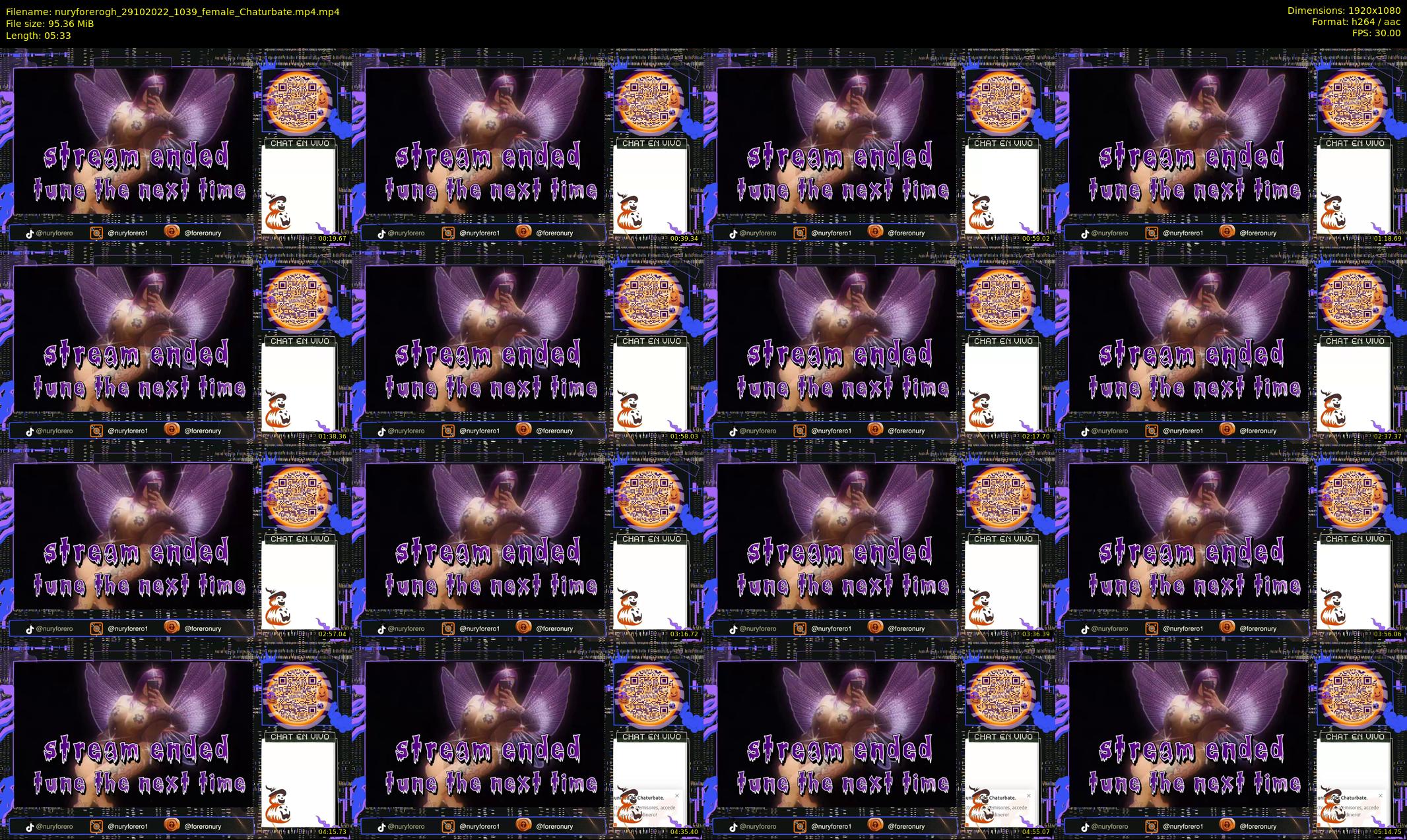 nuryforerogh — 6 minute Chaturbate female cam show recording, 1080p, Oct 29, 2022
