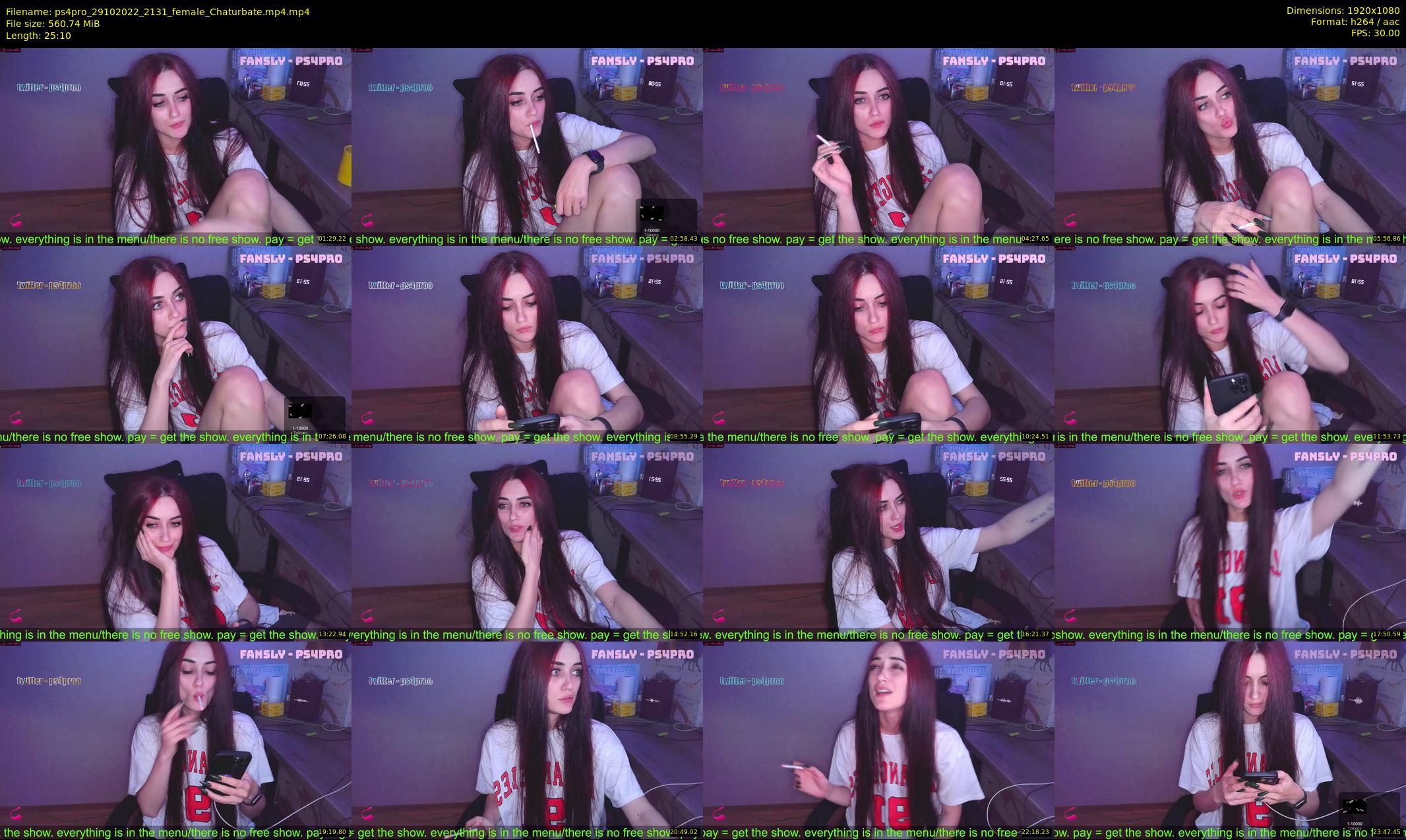 ps4pro — 26 minute Chaturbate female cam show recording, 1080p, Oct 29, 2022
