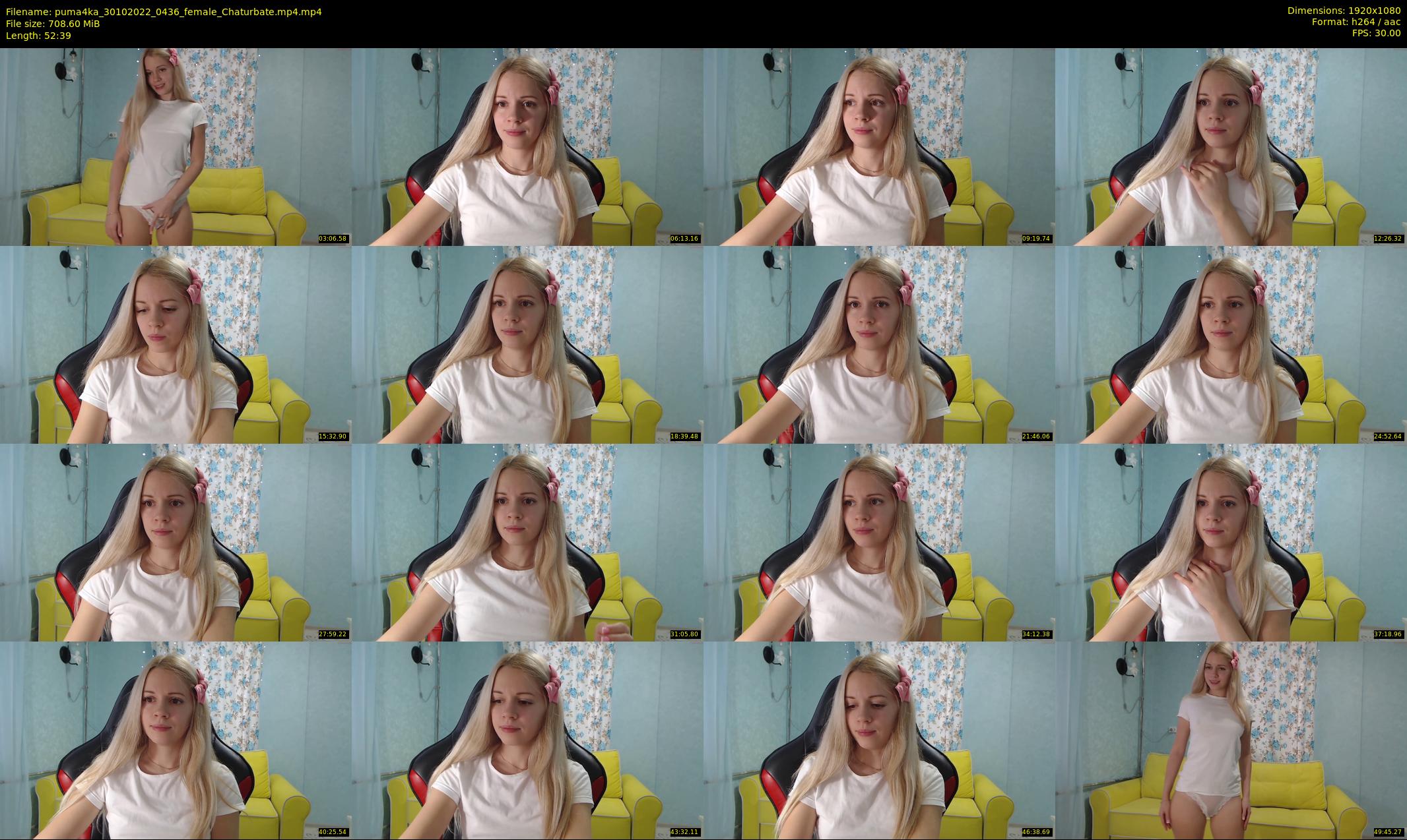 puma4ka — 53 minute Chaturbate female cam show recording, 1080p, Oct 30, 2022