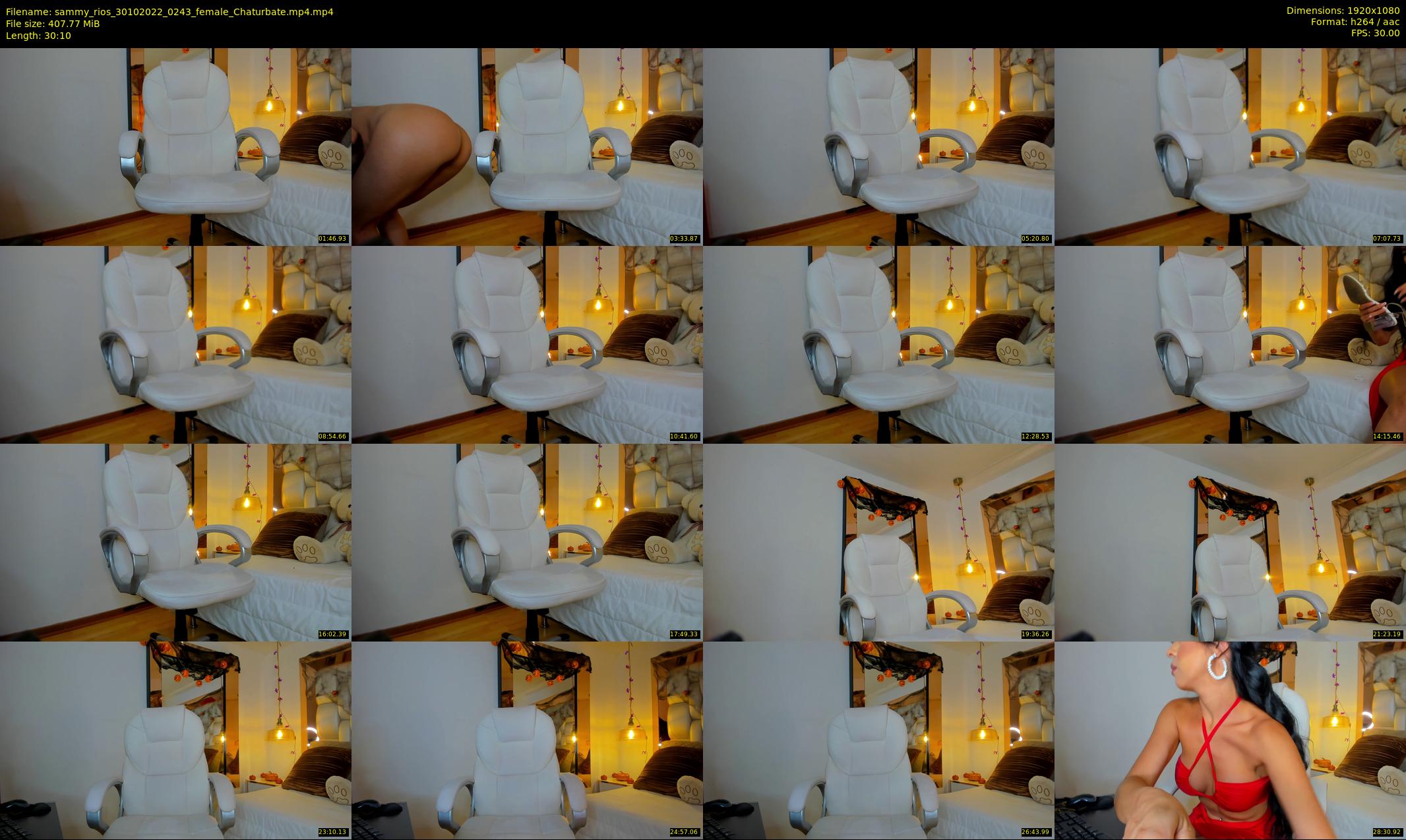 sammy_rios — 31 minute Chaturbate female cam show recording, 1080p, Oct 30, 2022