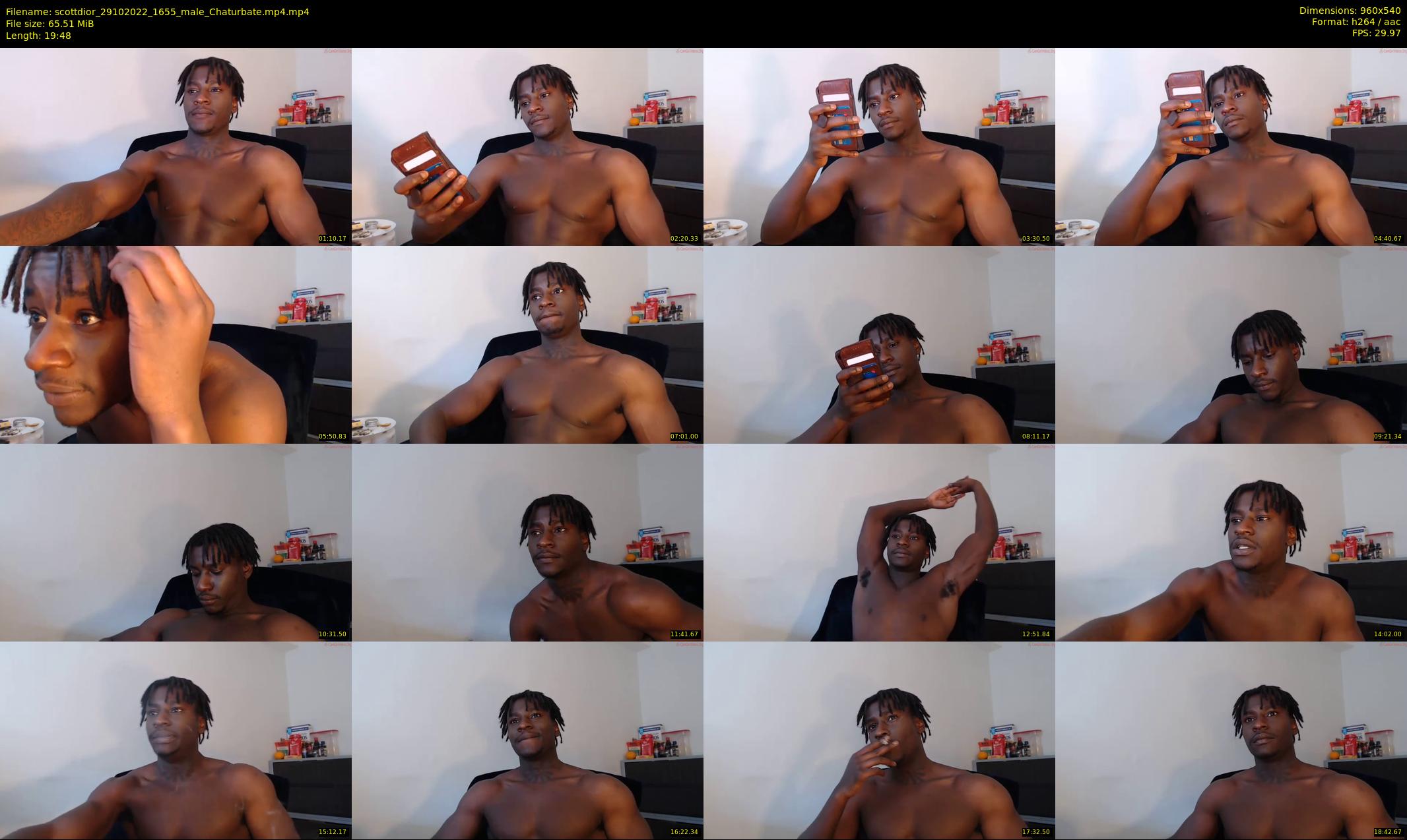 scottdior — 20 minute Chaturbate male cam show recording, 480p, Oct 29, 2022