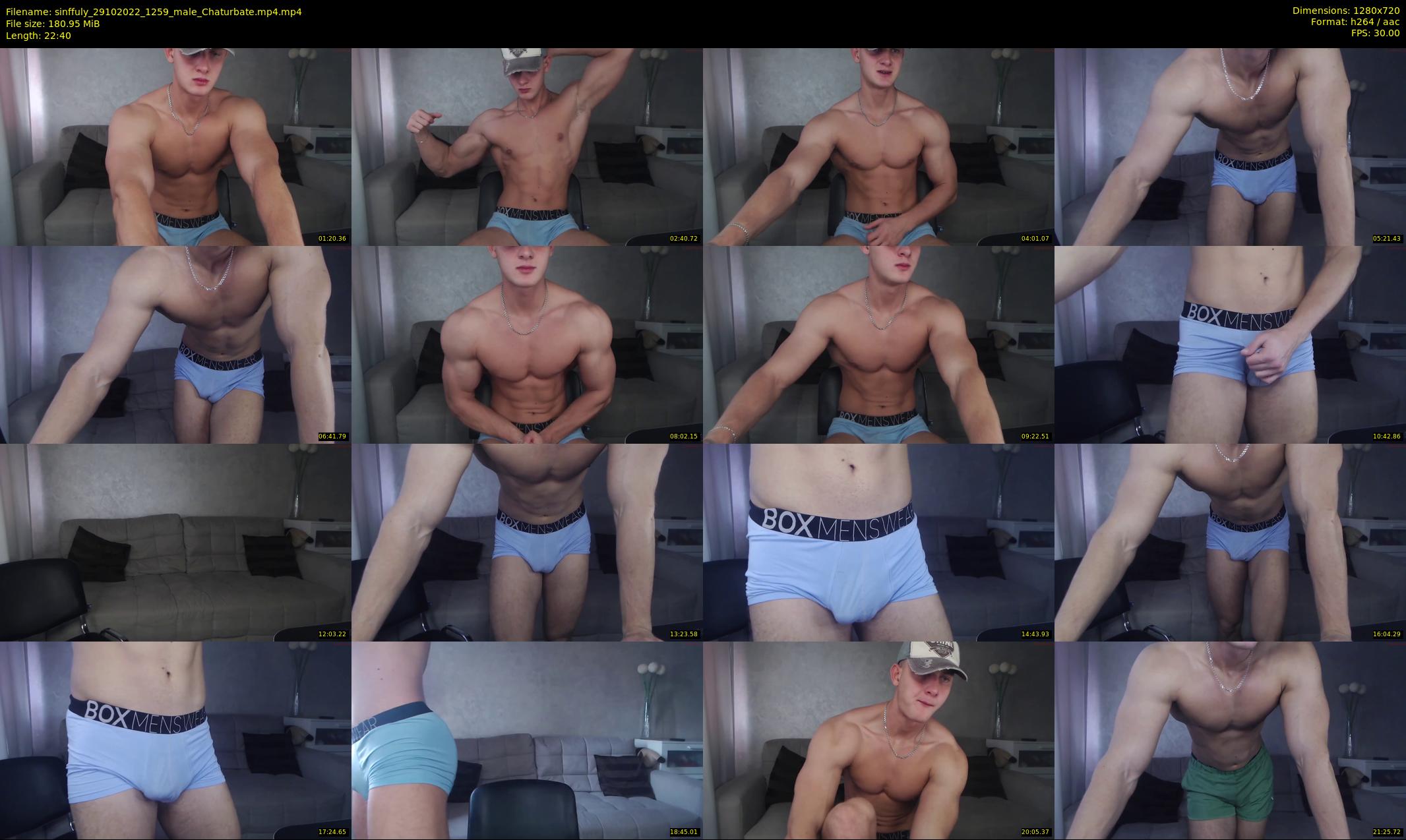 sinffuly — 23 minute Chaturbate male cam show recording, 720p, Oct 29, 2022