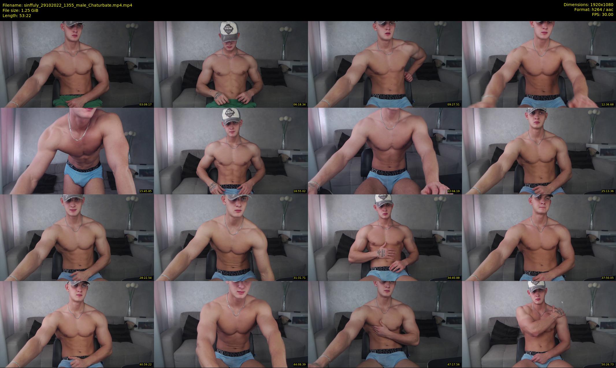 sinffuly — 54 minute Chaturbate male cam show recording, 1080p, Oct 29, 2022