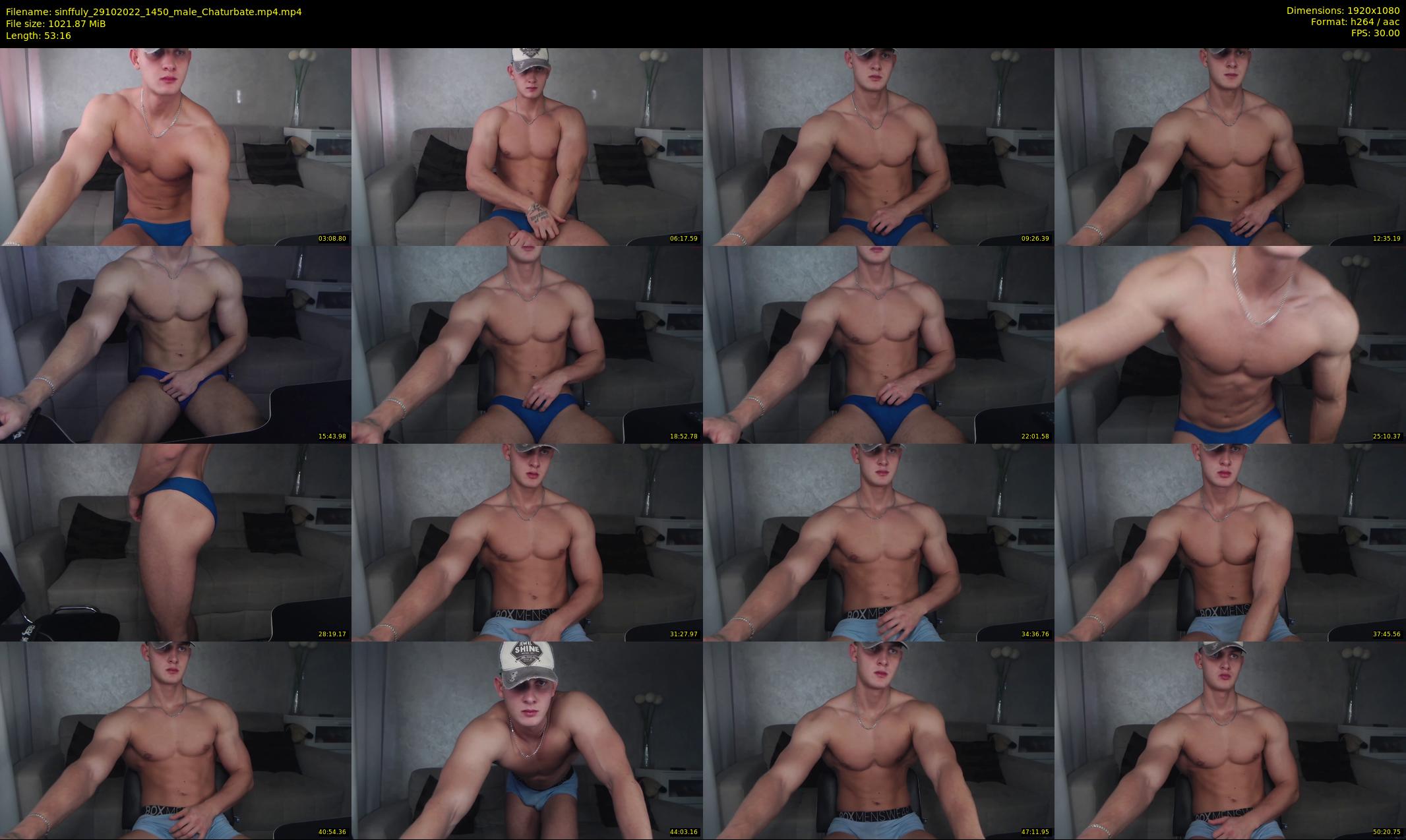 sinffuly — 54 minute Chaturbate male cam show recording, 1080p, Oct 29, 2022