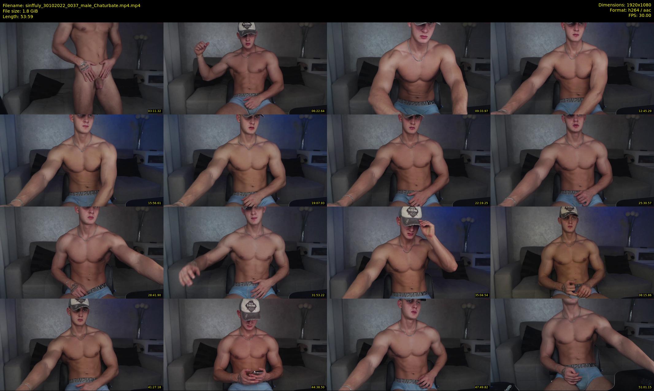 sinffuly — 54 minute Chaturbate male cam show recording, 1080p, Oct 30, 2022
