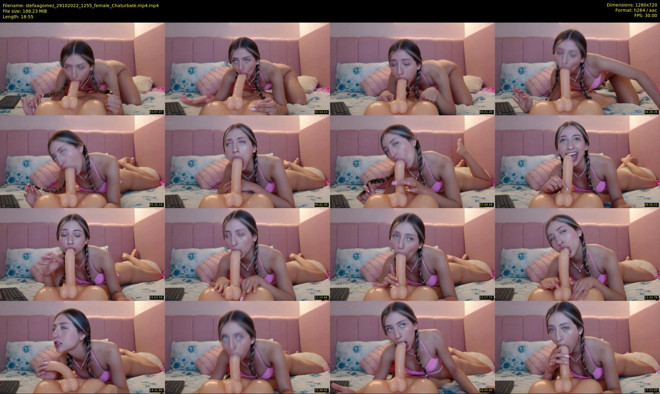 stefaagomez — 19 minute Chaturbate female cam show recording, 720p, Oct 29, 2022