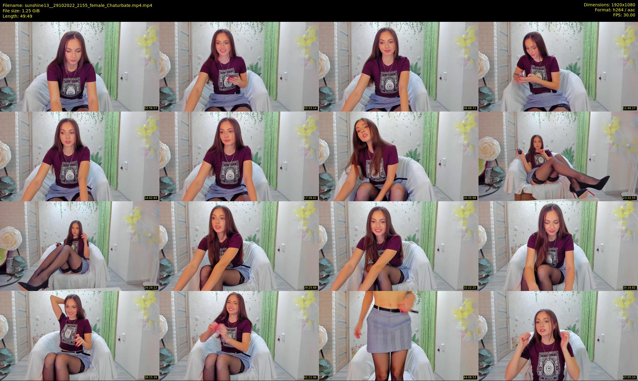 sunshine13_ — 50 minute Chaturbate female cam show recording, 1080p, Oct 29, 2022