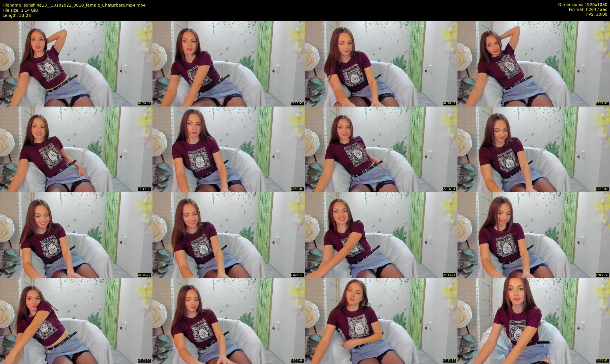 sunshine13_ — 54 minute Chaturbate female cam show recording, 1080p, Oct 30, 2022