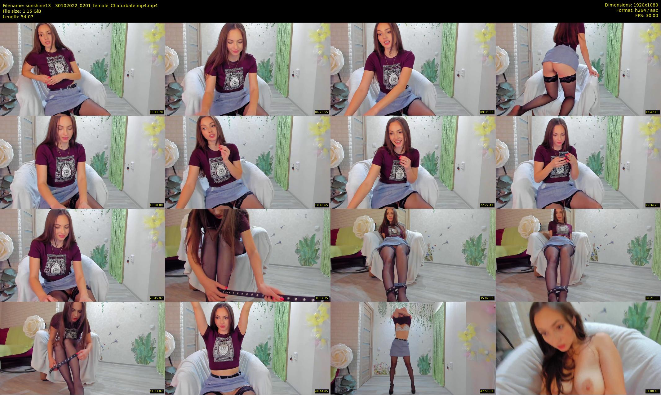 sunshine13_ — 55 minute Chaturbate female cam show recording, 1080p, Oct 30, 2022