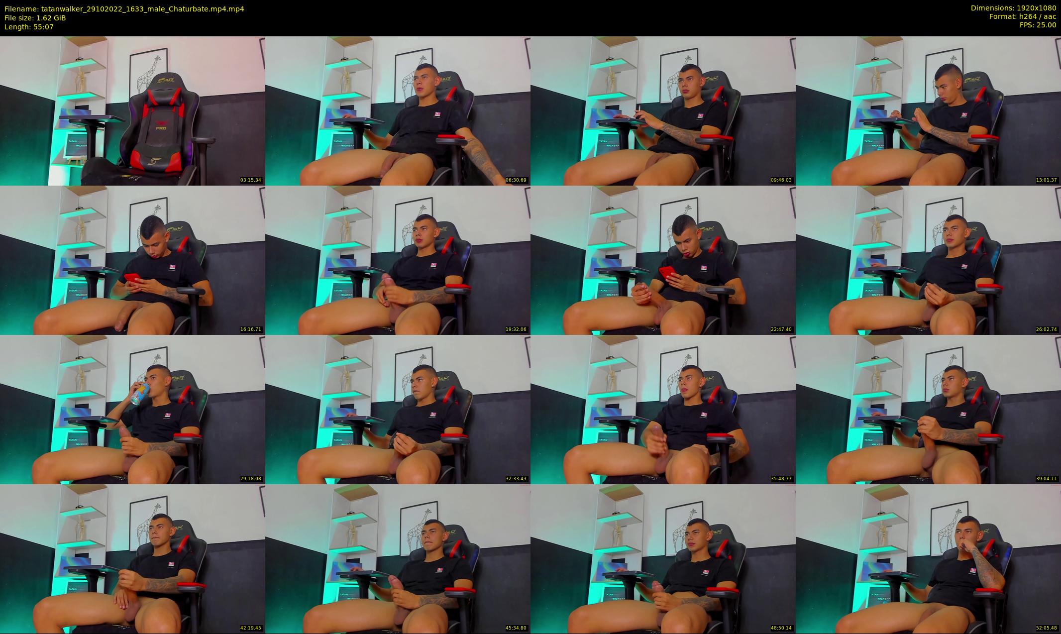 tatanwalker — 56 minute Chaturbate male cam show recording, 1080p, Oct 29, 2022