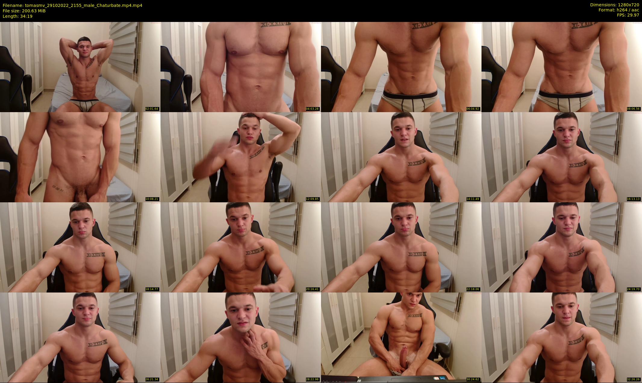 tomasmv — 35 minute Chaturbate male cam show recording, 720p, Oct 29, 2022