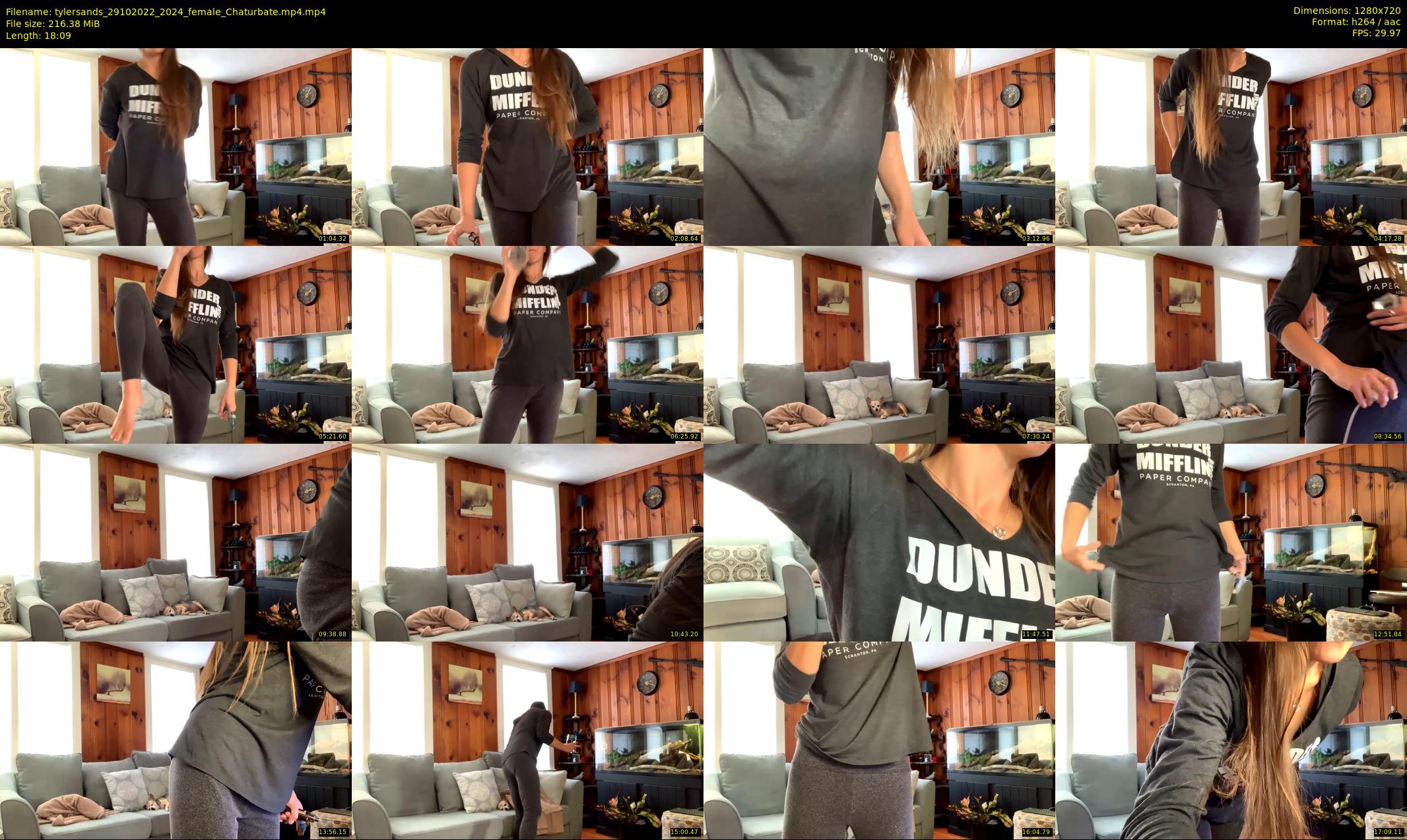 tylersands — 19 minute Chaturbate female cam show recording, 720p, Oct 29, 2022