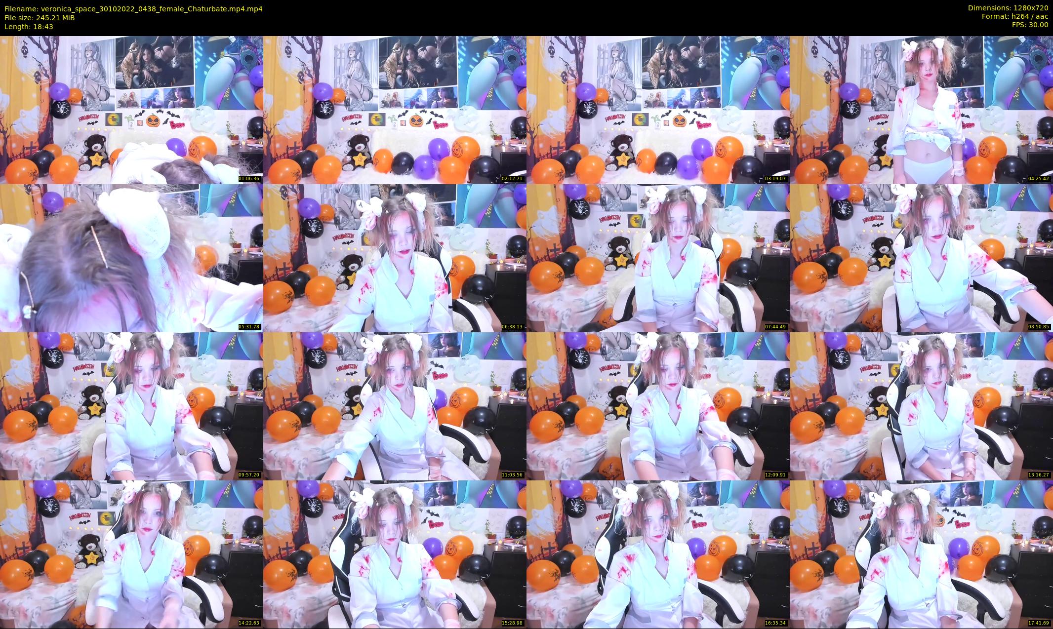 veronica_space — 19 minute Chaturbate female cam show recording, 720p, Oct 30, 2022