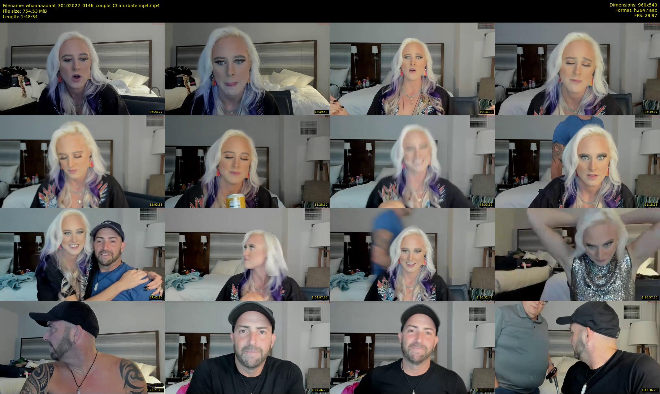whaaaaaaaat — 109 minute Chaturbate couple cam show recording, 480p, Oct 30, 2022