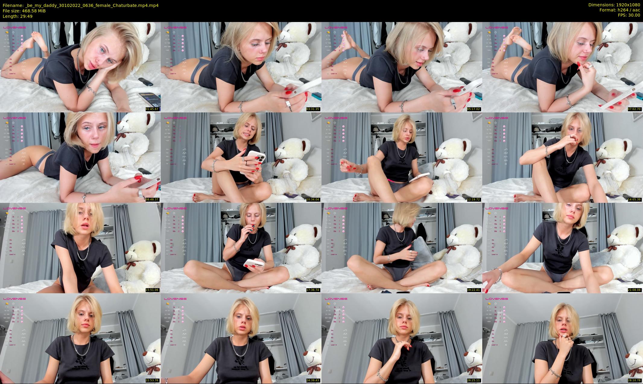 _be_my_daddy — 30 minute Chaturbate female cam show recording, 1080p, Oct 30, 2022