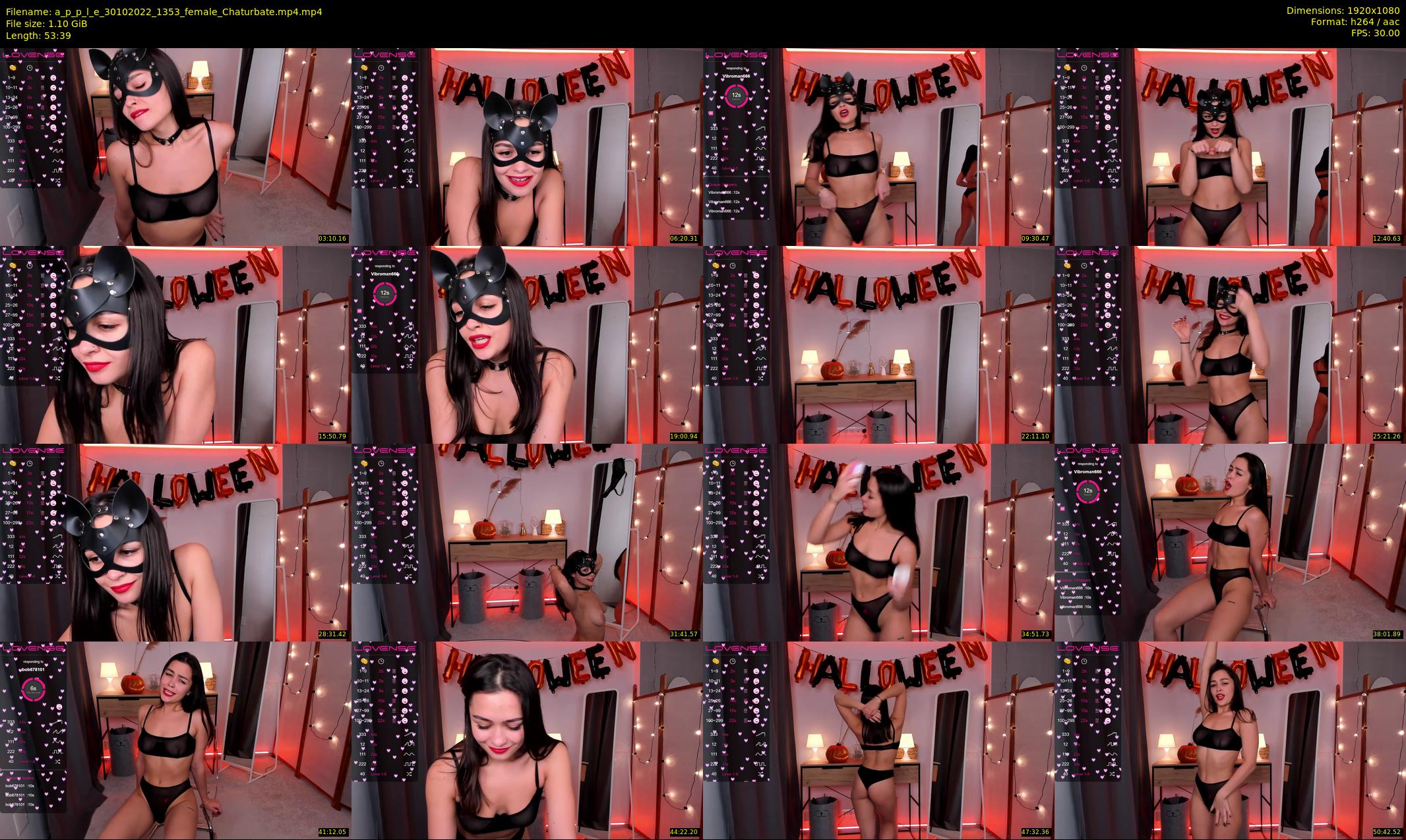 a_p_p_l_e — 54 minute Chaturbate female cam show recording, 1080p, Oct 30, 2022