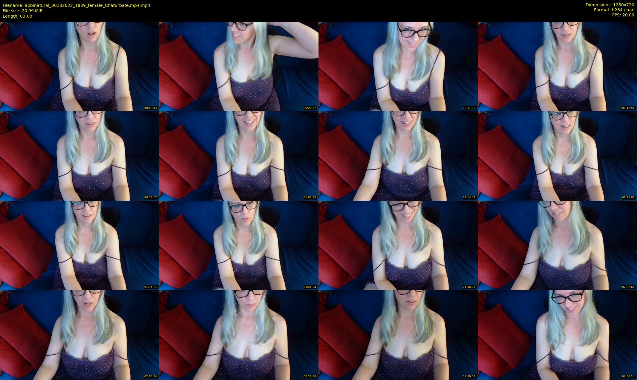 abbinatural — 3 minute Chaturbate female cam show recording, 720p, Oct 30, 2022