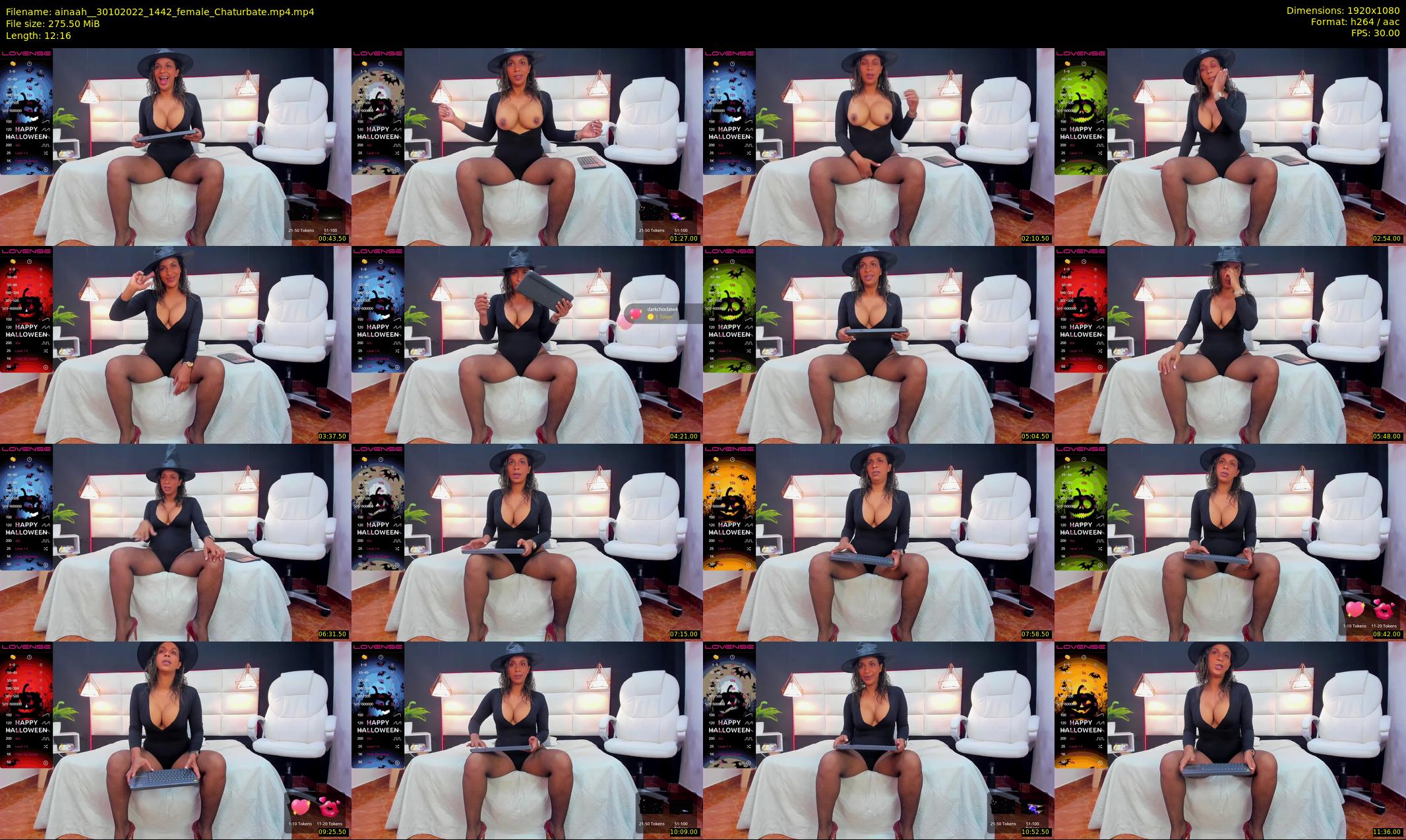 ainaah_ — 13 minute Chaturbate female cam show recording, 1080p, Oct 30, 2022