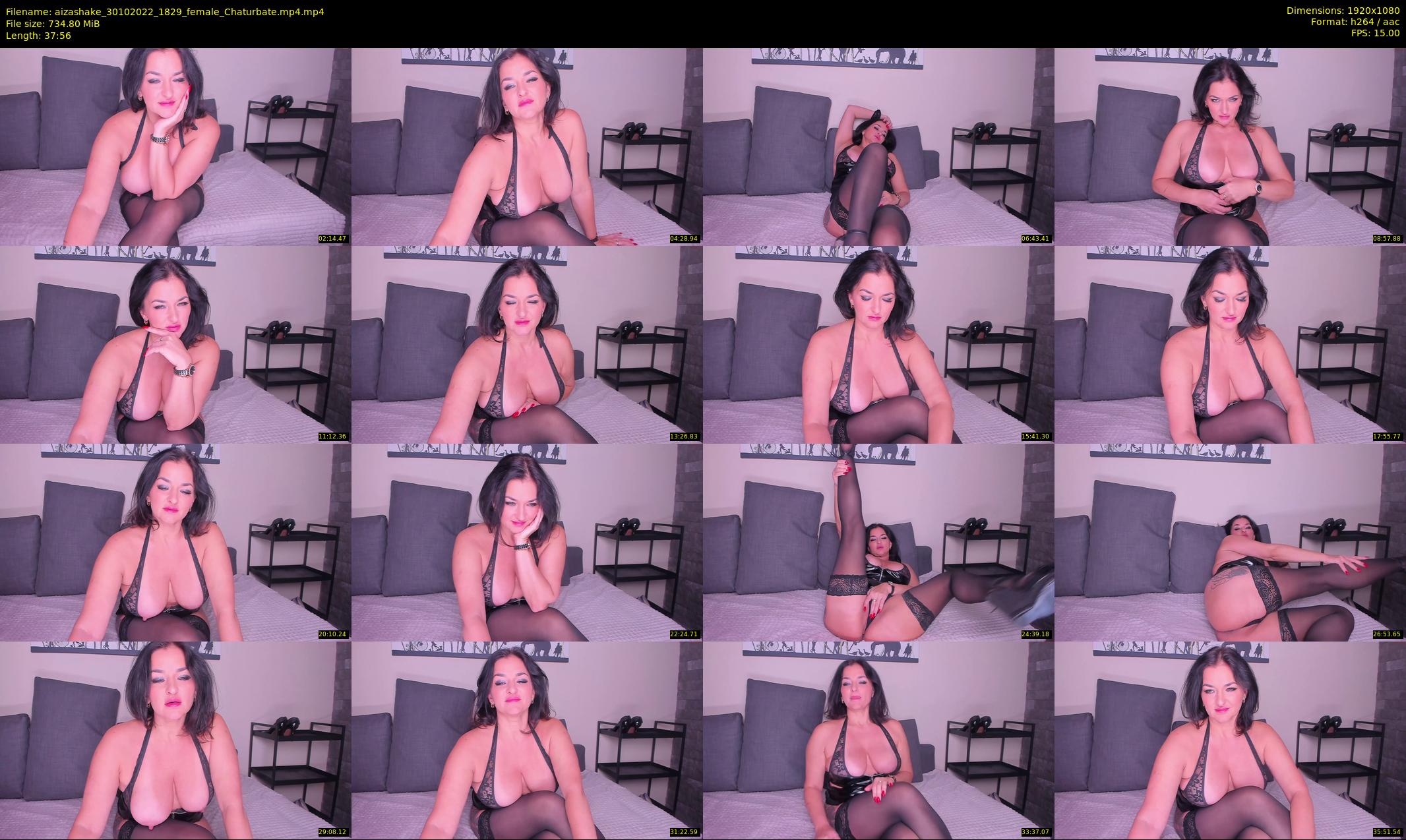 aizashake — 38 minute Chaturbate female cam show recording, 1080p, Oct 30, 2022