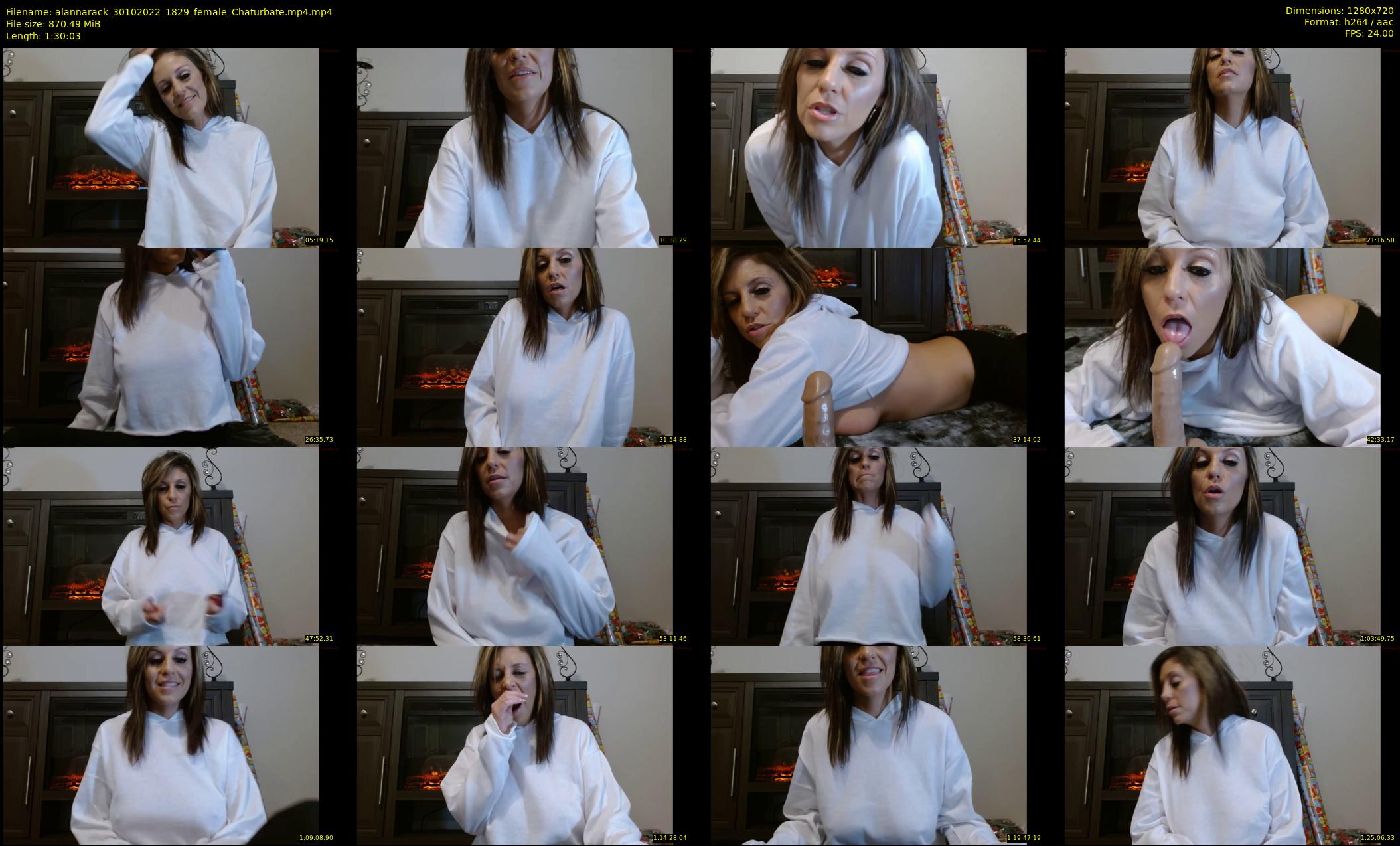alannarack — 91 minute Chaturbate female cam show recording, 720p, Oct 30, 2022