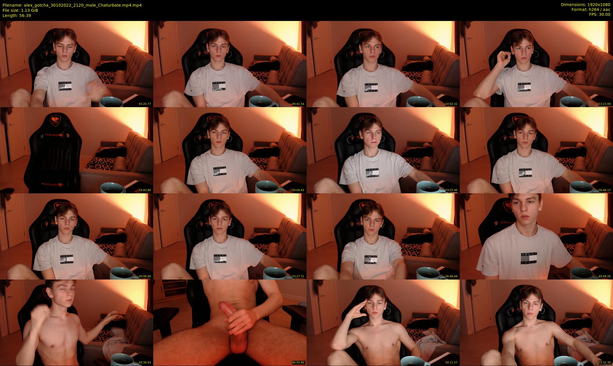 alex_gotcha — 57 minute Chaturbate male cam show recording, 1080p, Oct 30, 2022