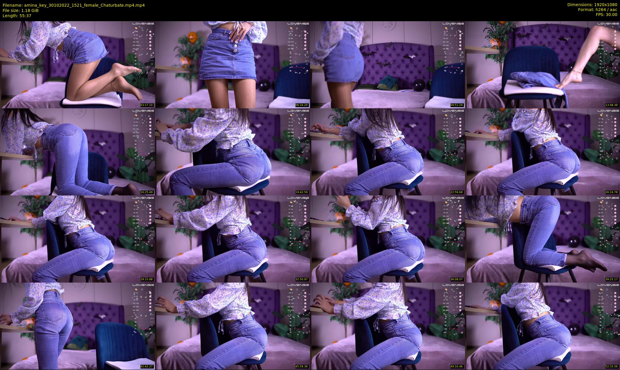 amina_key — 56 minute Chaturbate female cam show recording, 1080p, Oct 30, 2022