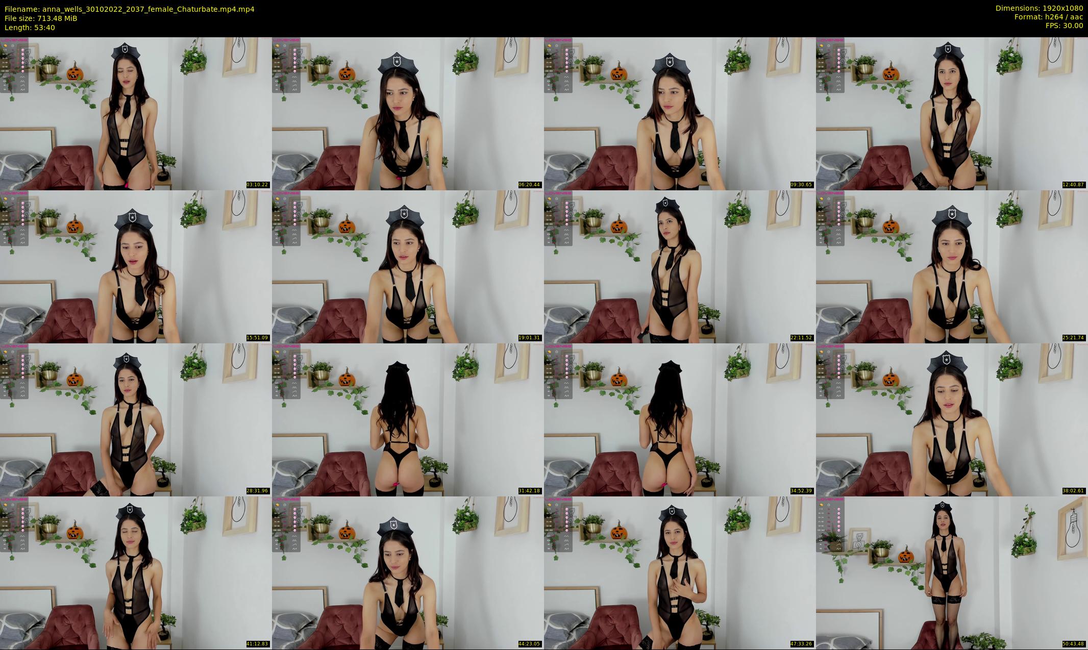 anna_wells — 54 minute Chaturbate female cam show recording, 1080p, Oct 30, 2022