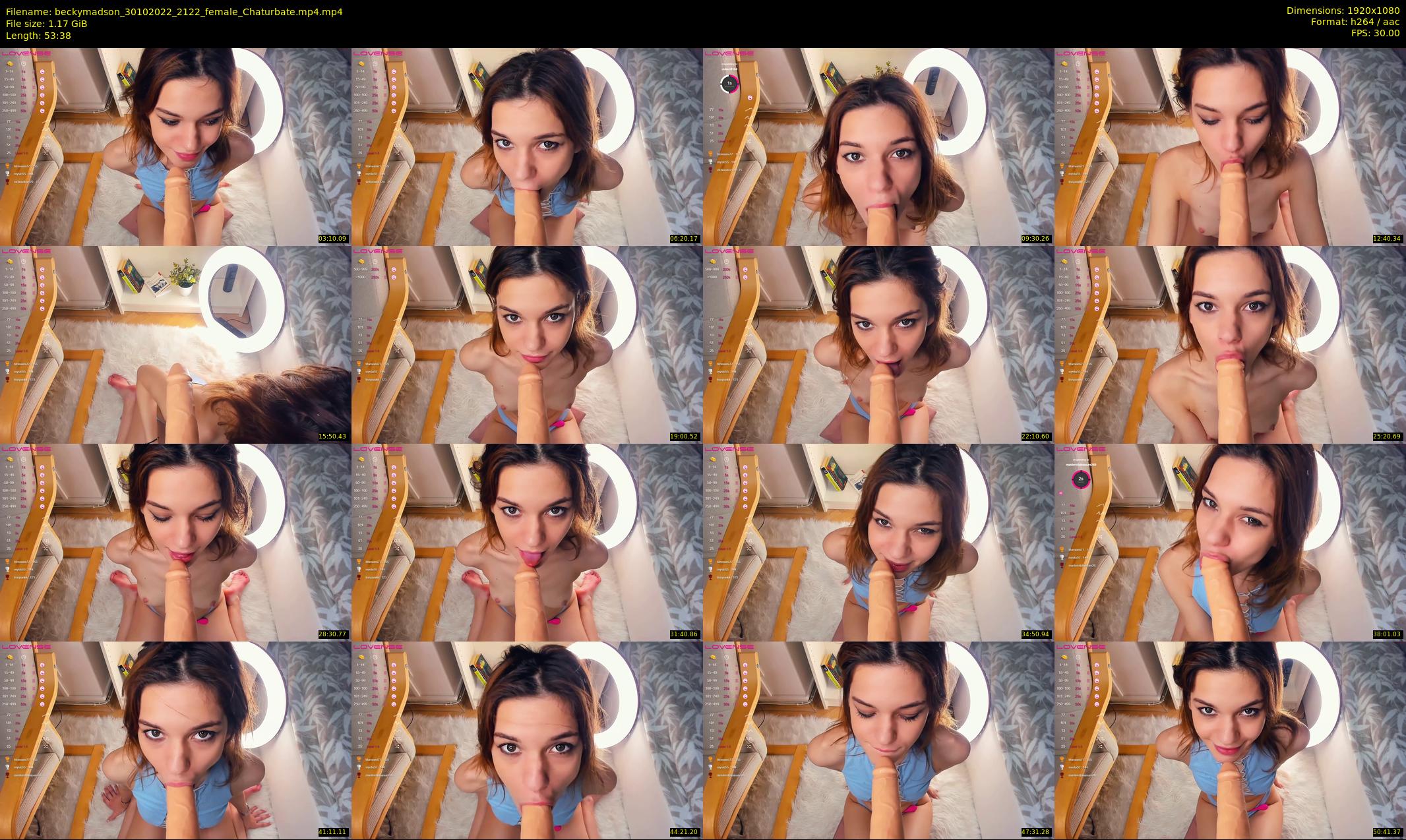 beckymadson — 54 minute Chaturbate female cam show recording, 1080p, Oct 30, 2022