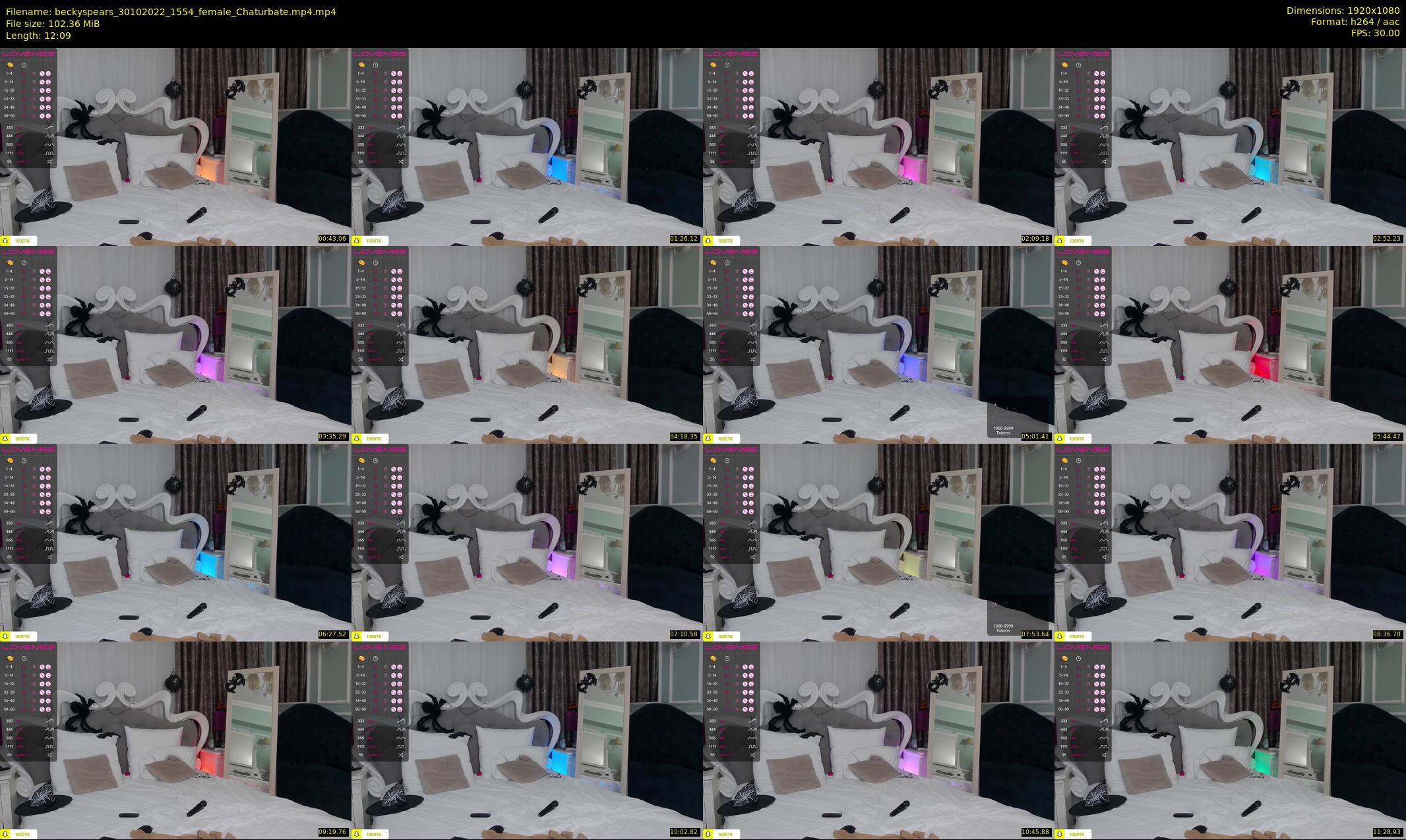 beckyspears — 13 minute Chaturbate female cam show recording, 1080p, Oct 30, 2022