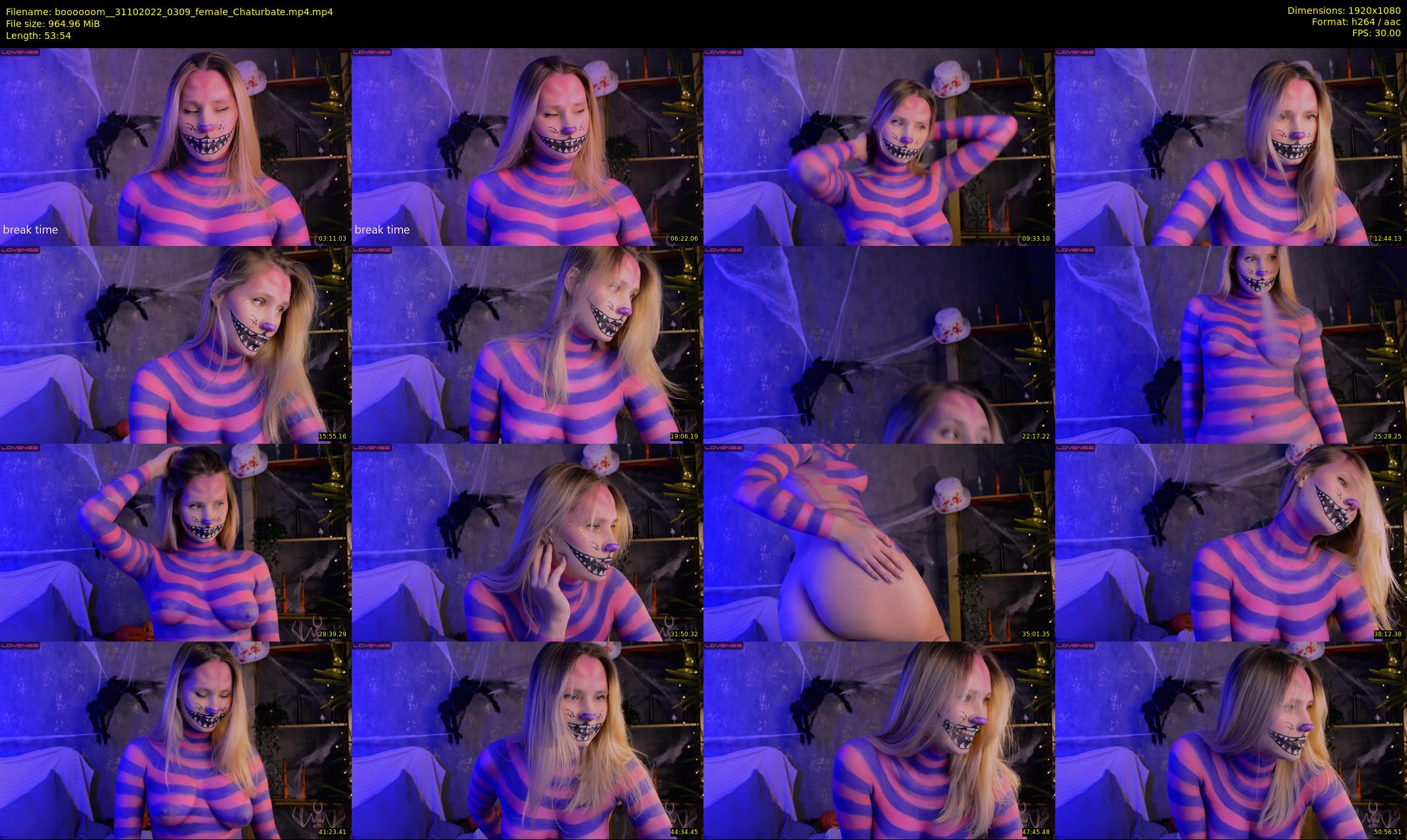 boooooom_ — 54 minute Chaturbate female cam show recording, 1080p, Oct 31, 2022