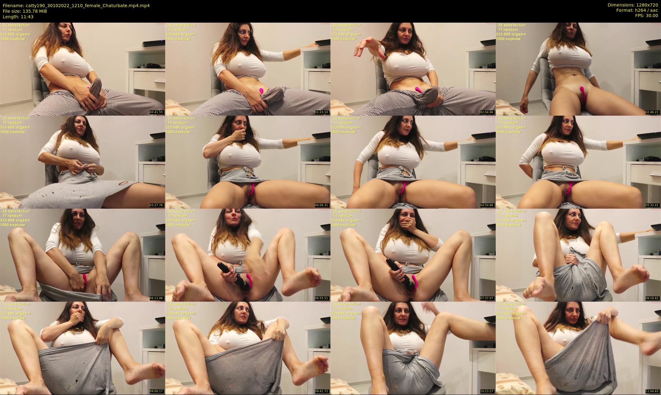 catty190 — 12 minute Chaturbate female cam show recording, 720p, Oct 30, 2022