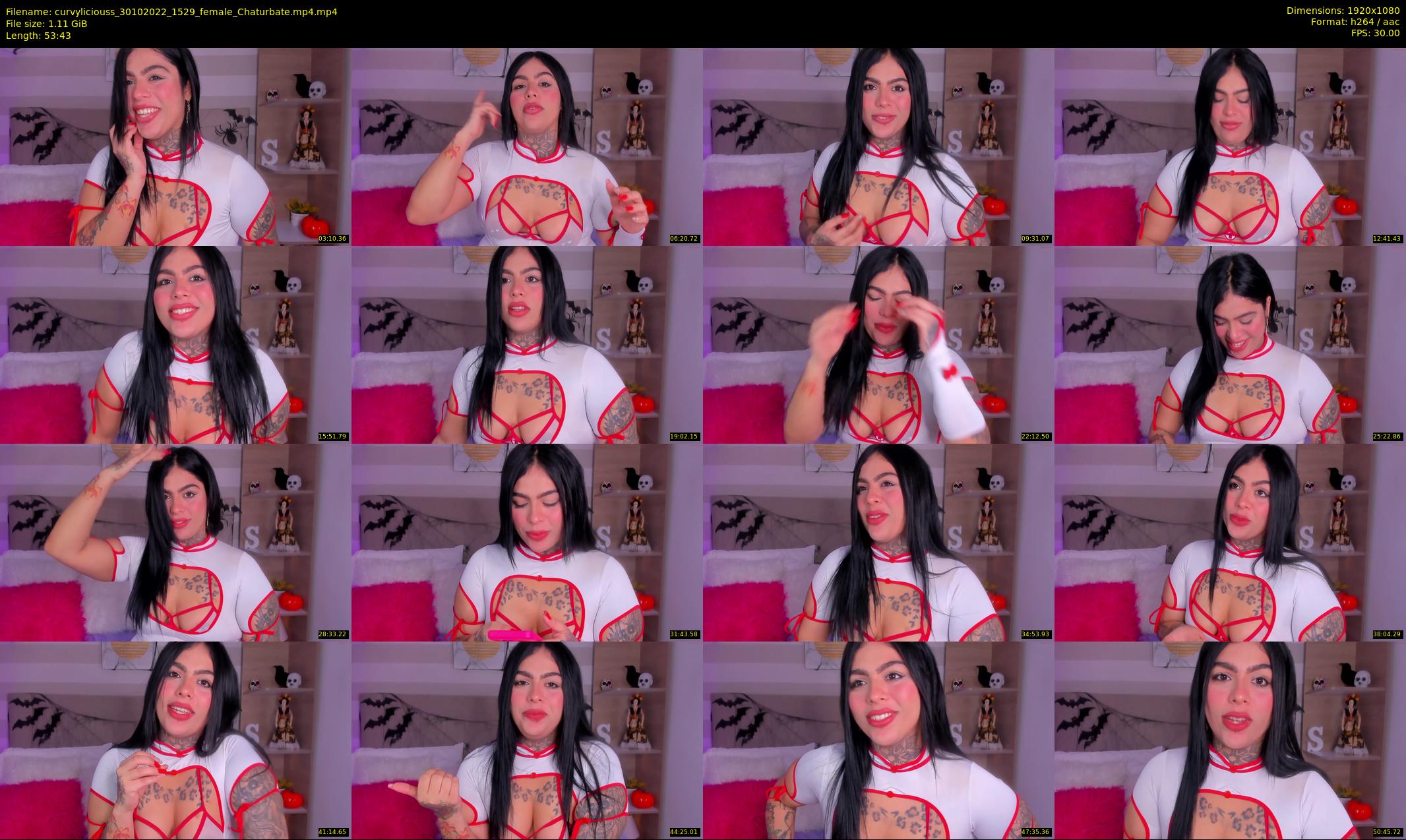 curvyliciouss — 54 minute Chaturbate female cam show recording, 1080p, Oct 30, 2022