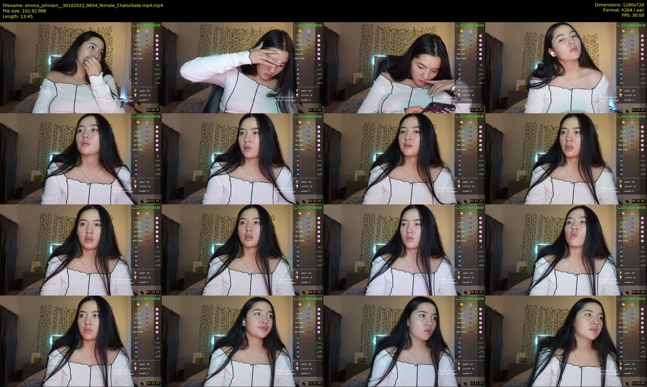 emma_johnson_ — 14 minute Chaturbate female cam show recording, 720p, Oct 30, 2022