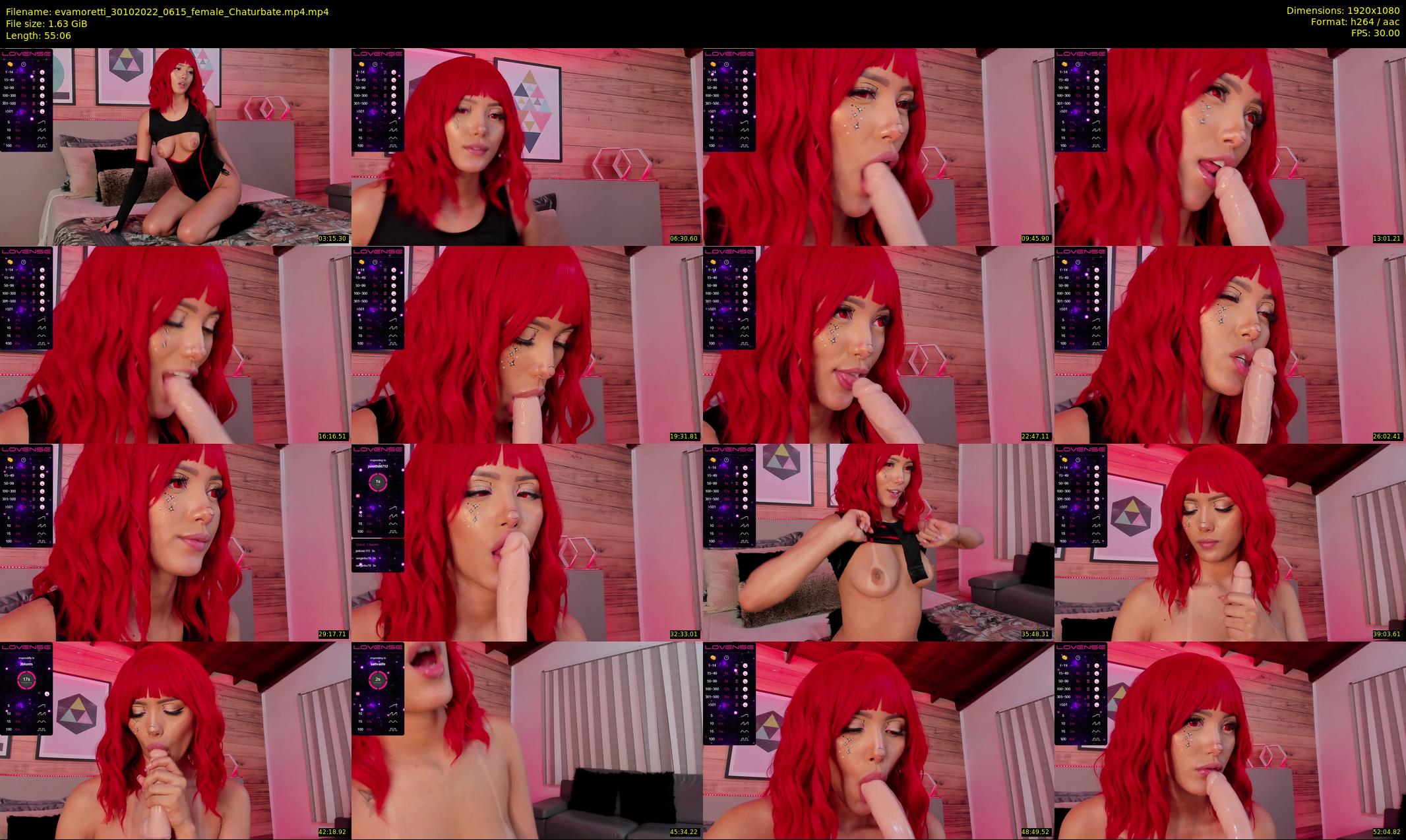 evamoretti — 56 minute Chaturbate female cam show recording, 1080p, Oct 30, 2022