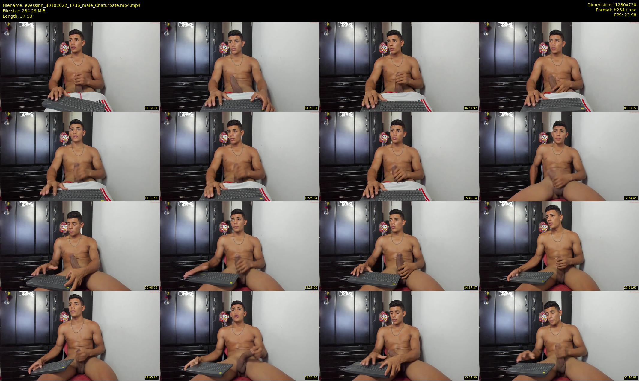 evessinn — 38 minute Chaturbate male cam show recording, 720p, Oct 30, 2022