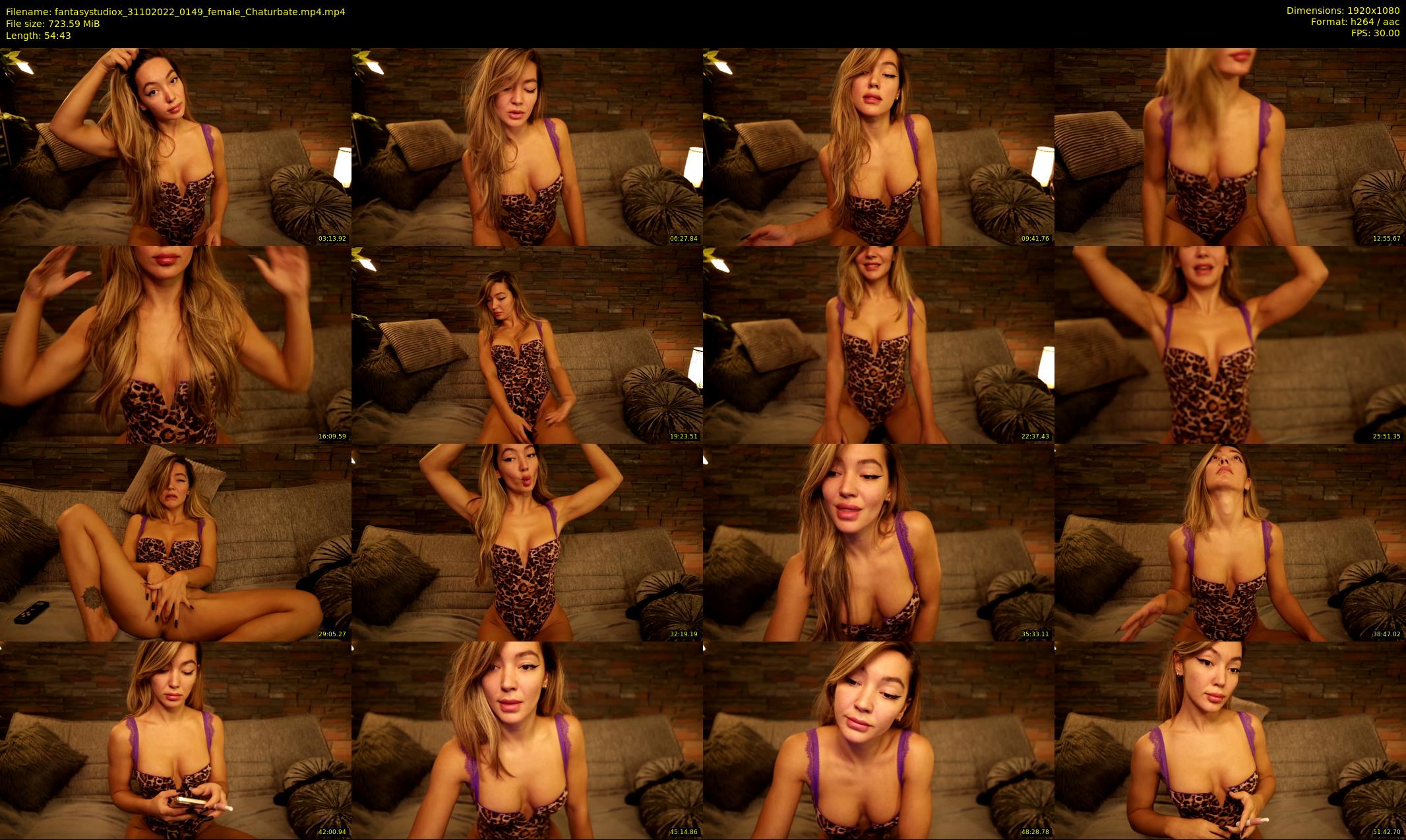 fantasystudiox — 55 minute Chaturbate female cam show recording, 1080p, Oct 31, 2022