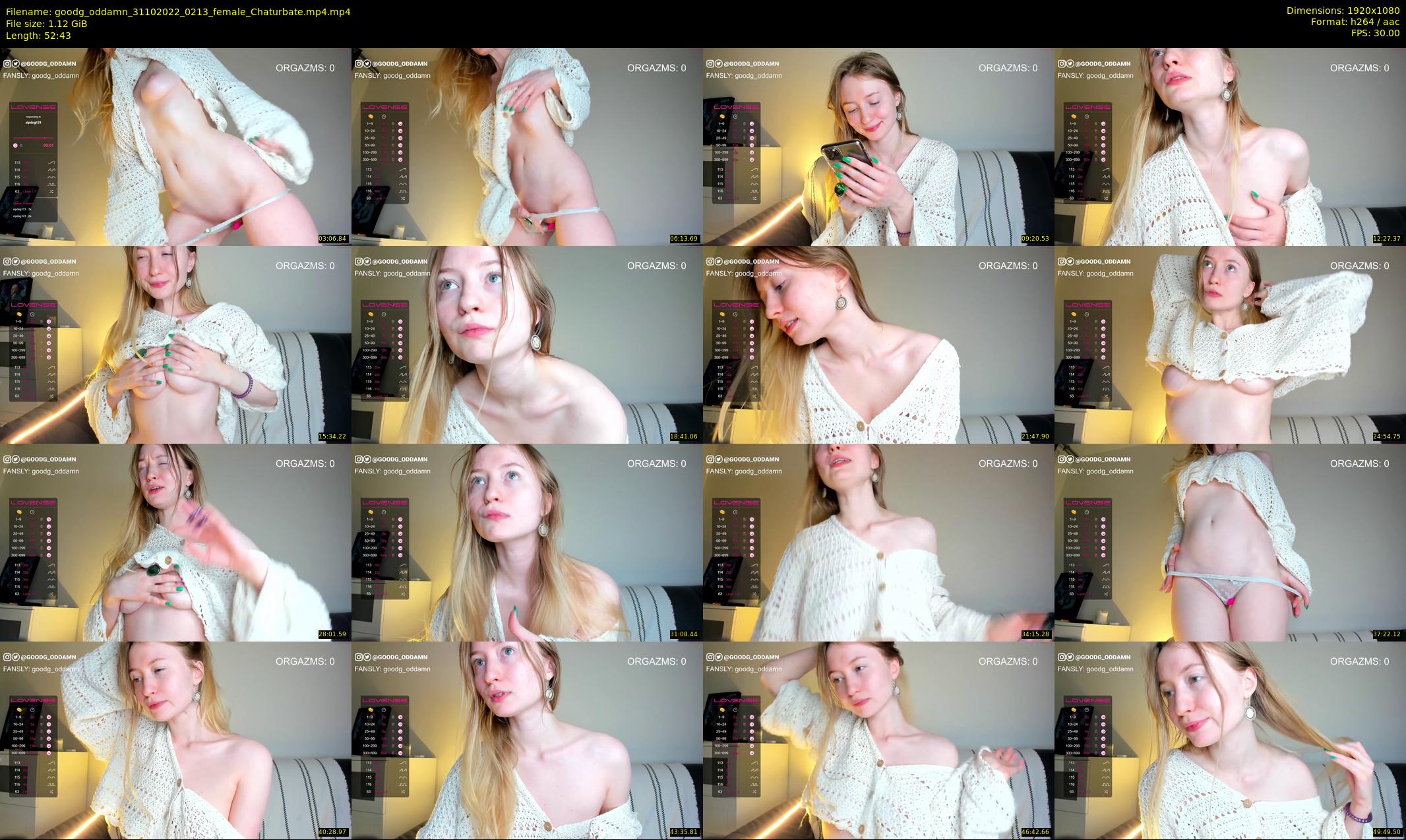 goodg_oddamn — 53 minute Chaturbate female cam show recording, 1080p, Oct 31, 2022