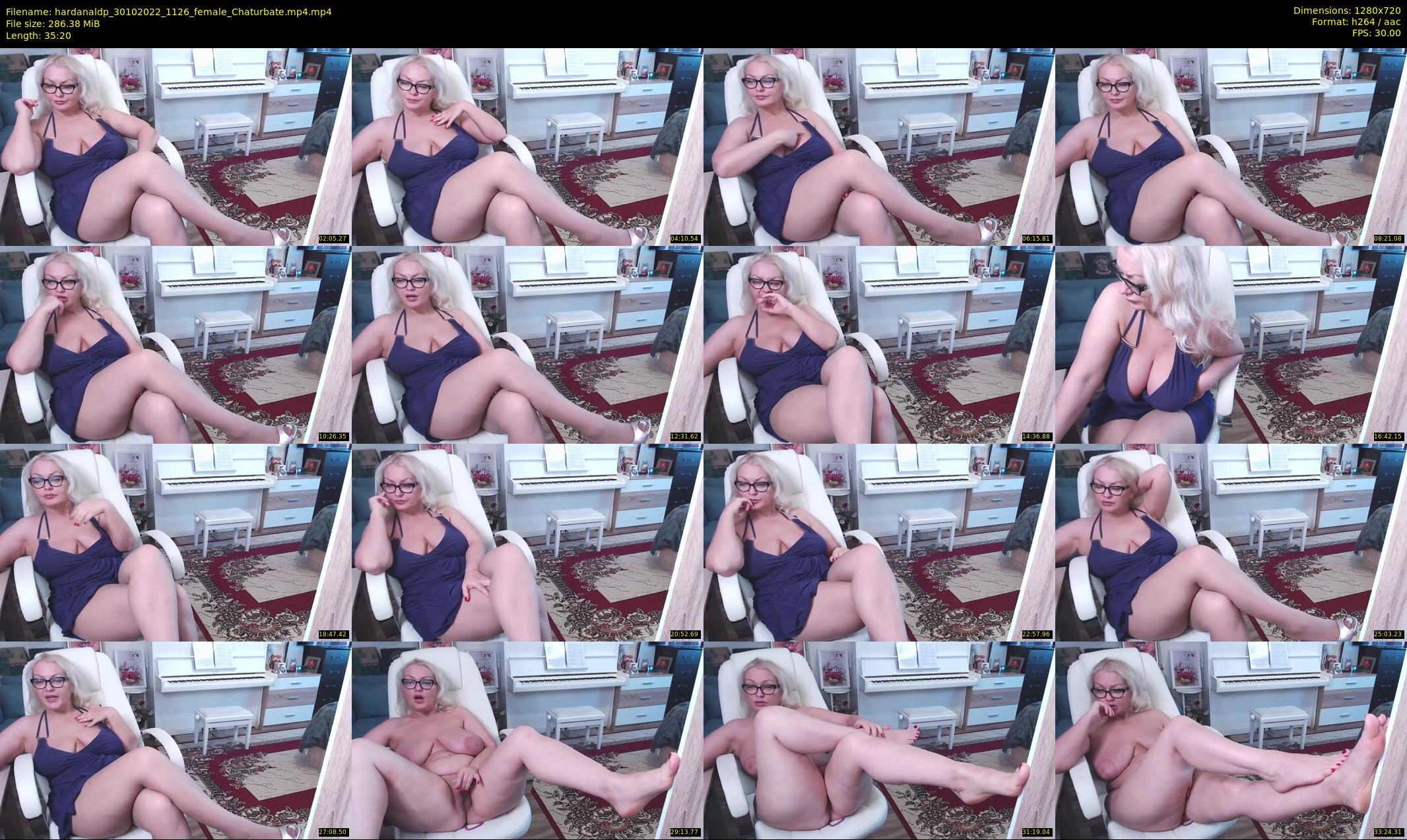 hardanaldp — 36 minute Chaturbate female cam show recording, 720p, Oct 30, 2022