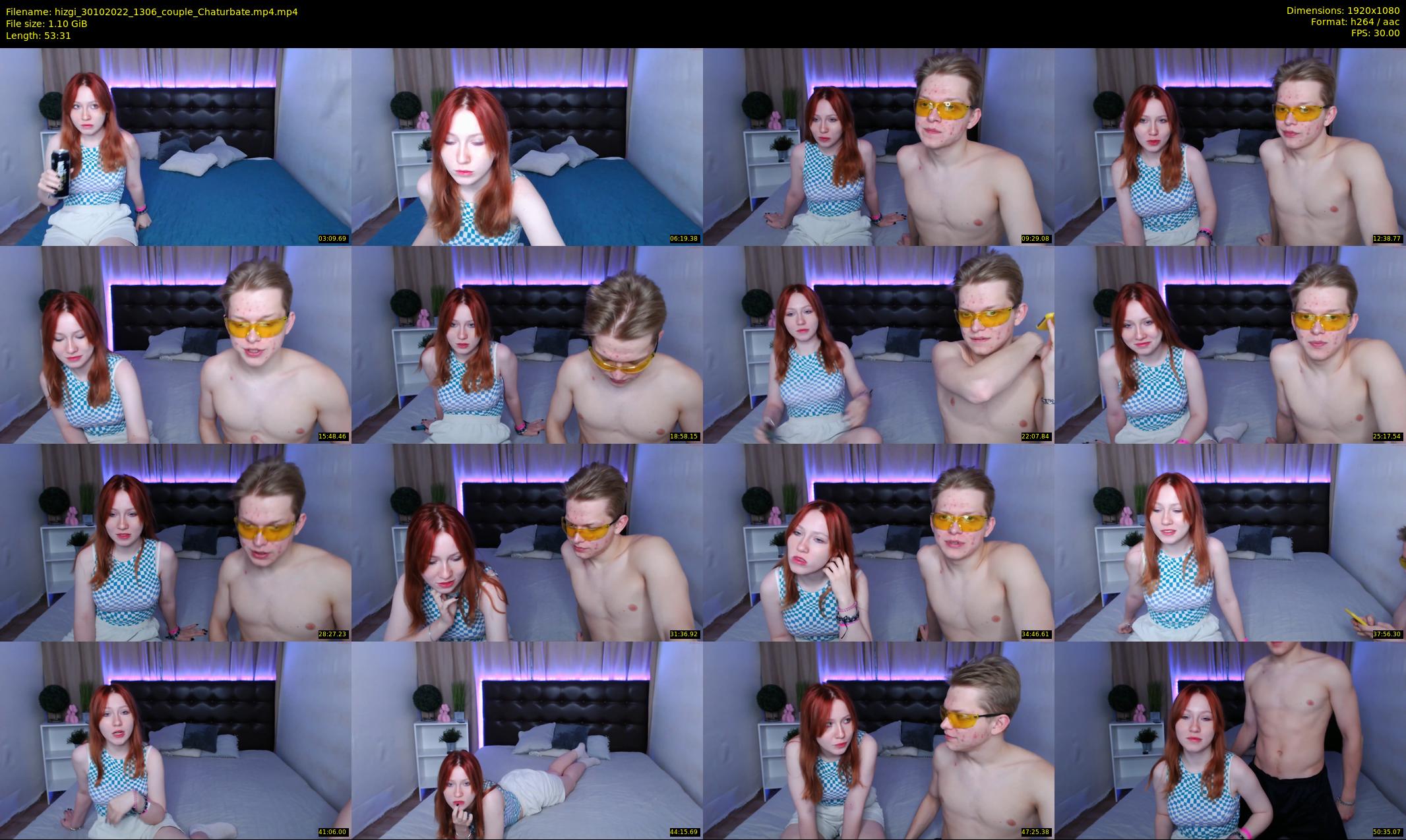hizgi — 54 minute Chaturbate couple cam show recording, 1080p, Oct 30, 2022