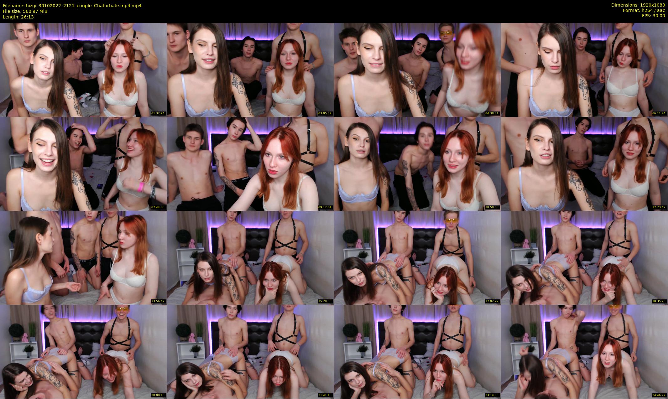 hizgi — 27 minute Chaturbate couple cam show recording, 1080p, Oct 30, 2022