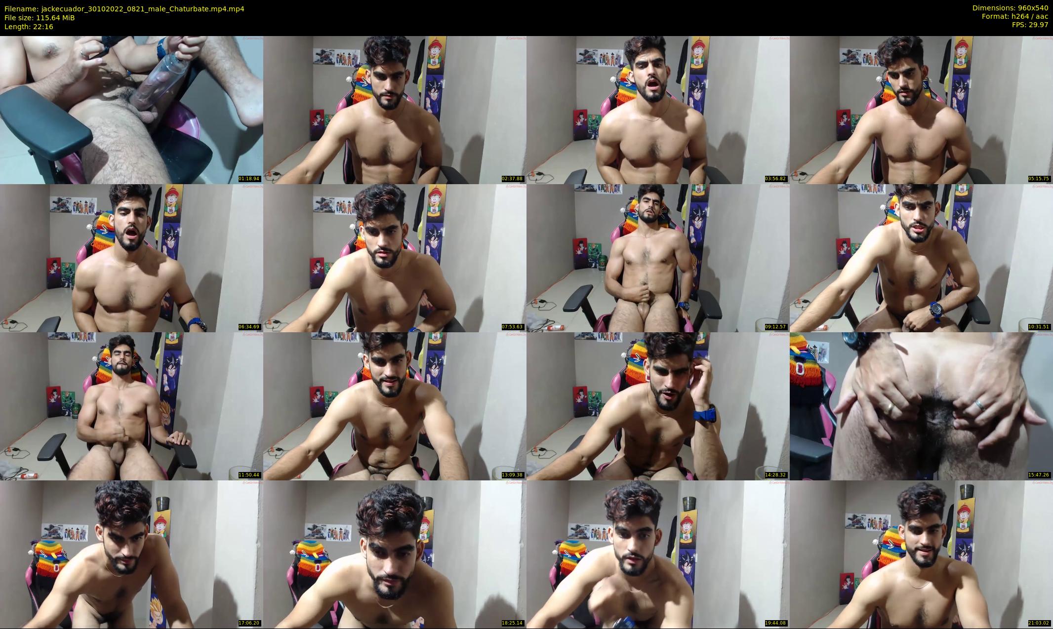 jackecuador — 23 minute Chaturbate male cam show recording, 480p, Oct 30, 2022
