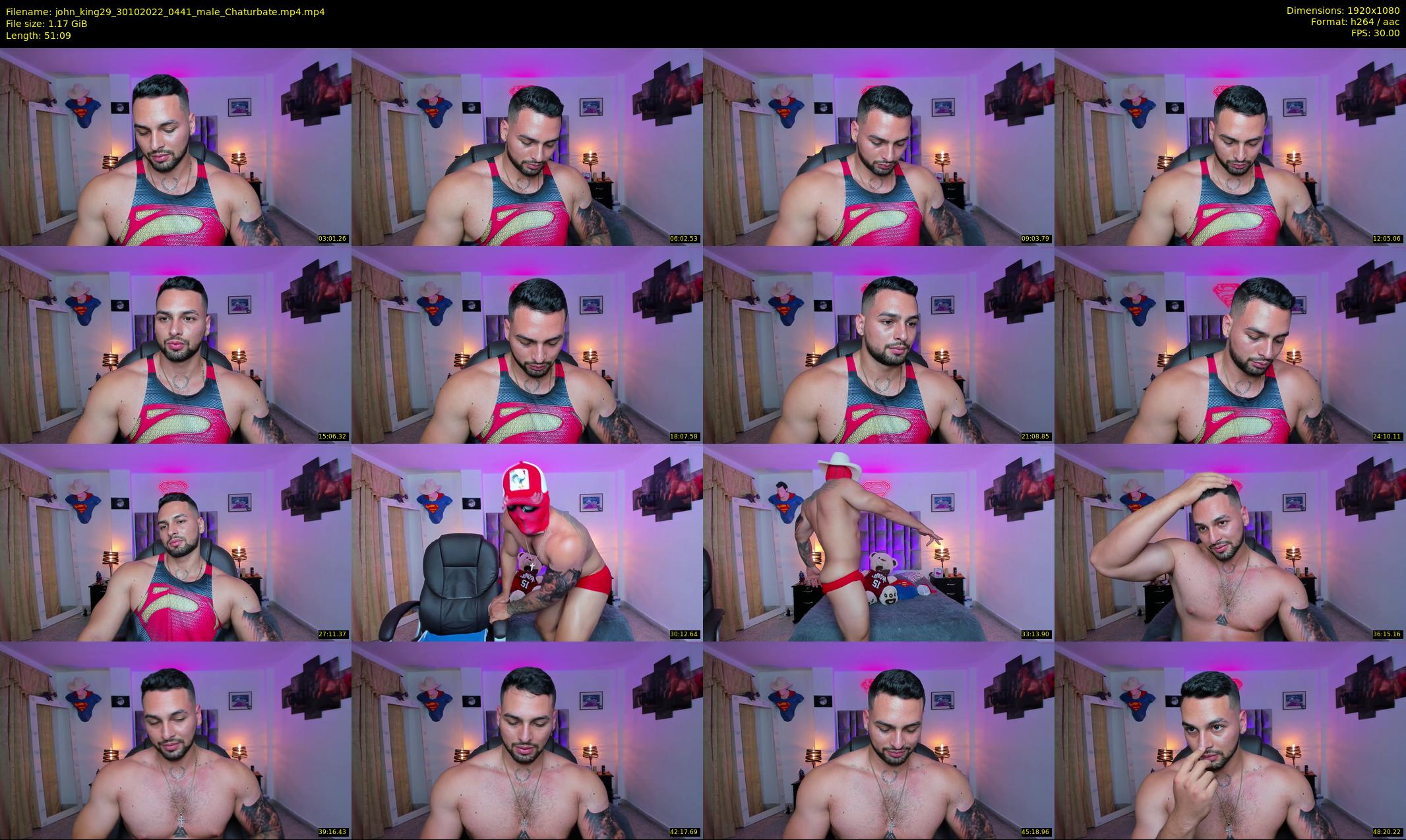 john_king29 — 52 minute Chaturbate male cam show recording, 1080p, Oct 30, 2022