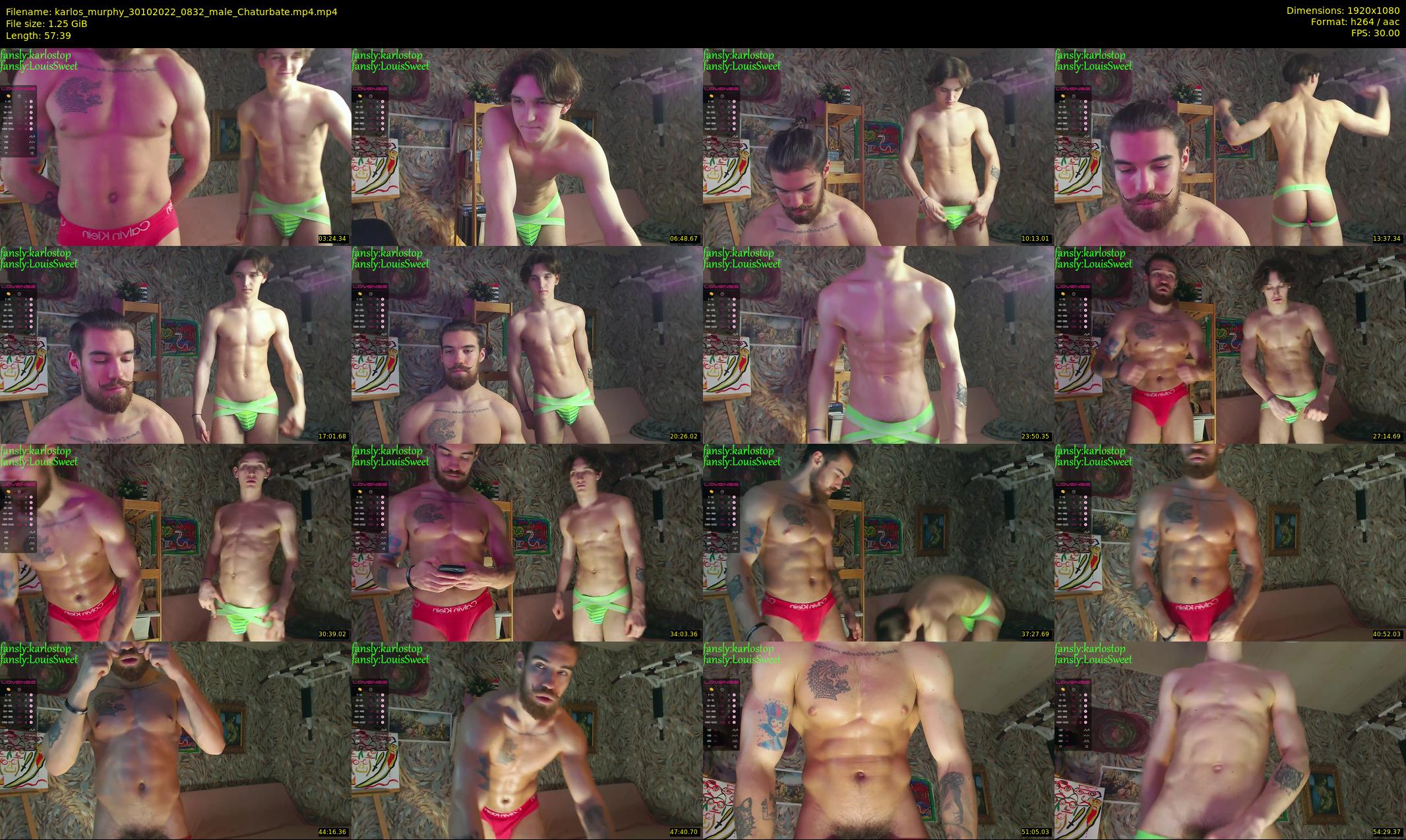 karlos_murphy — 58 minute Chaturbate male cam show recording, 1080p, Oct 30, 2022
