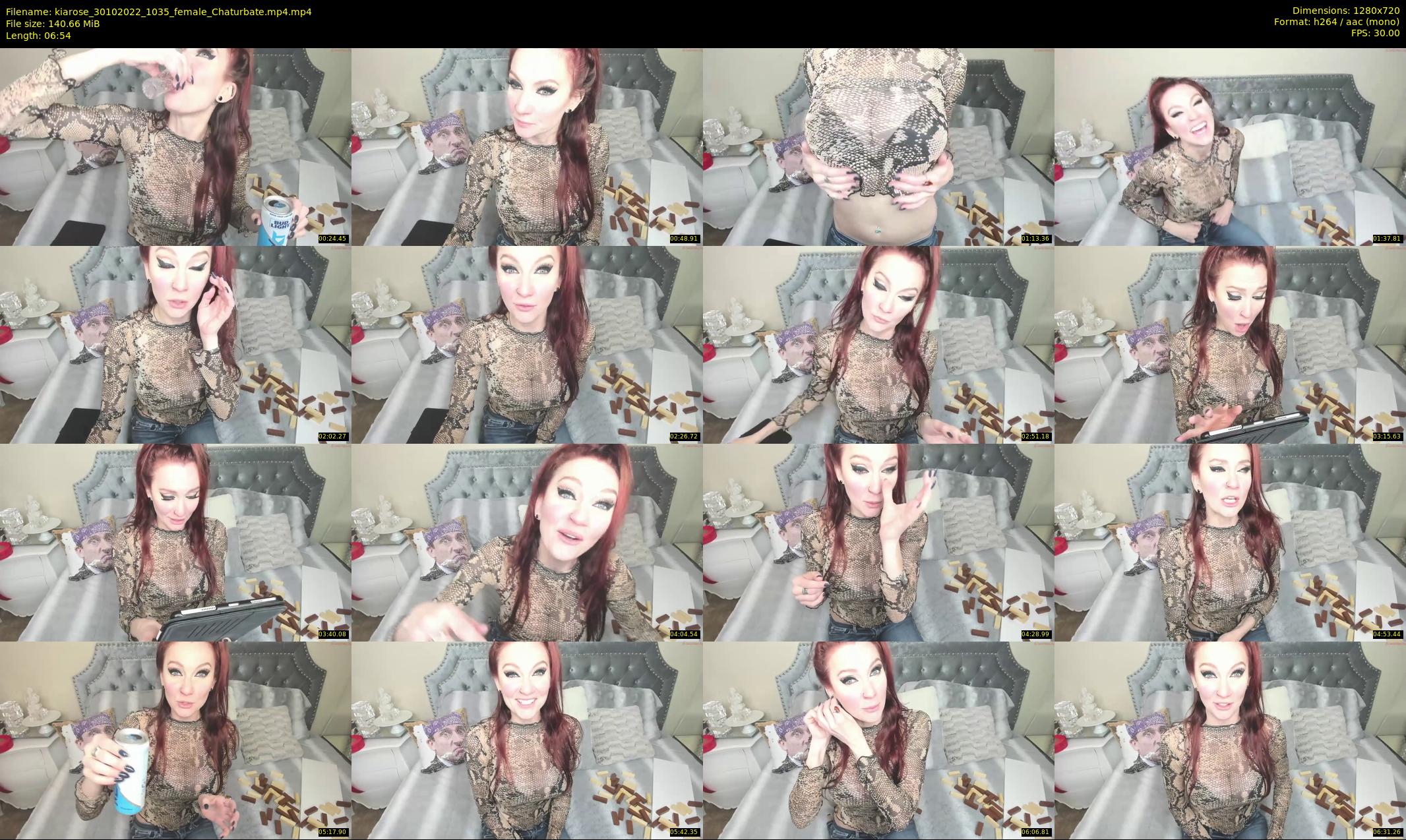 kiarose — 7 minute Chaturbate female cam show recording, 720p, Oct 30, 2022
