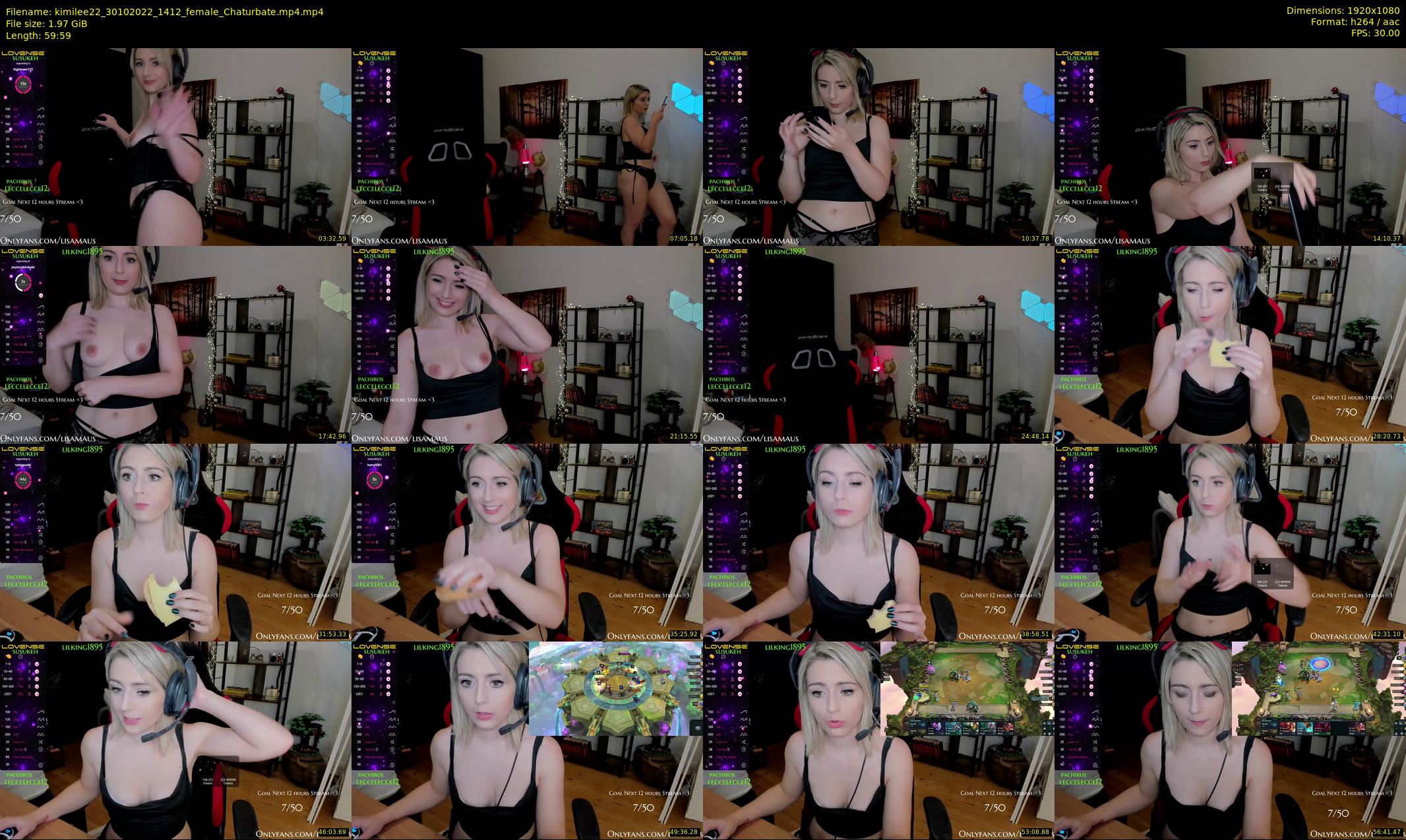 kimilee22 — 60 minute Chaturbate female cam show recording, 1080p, Oct 30, 2022