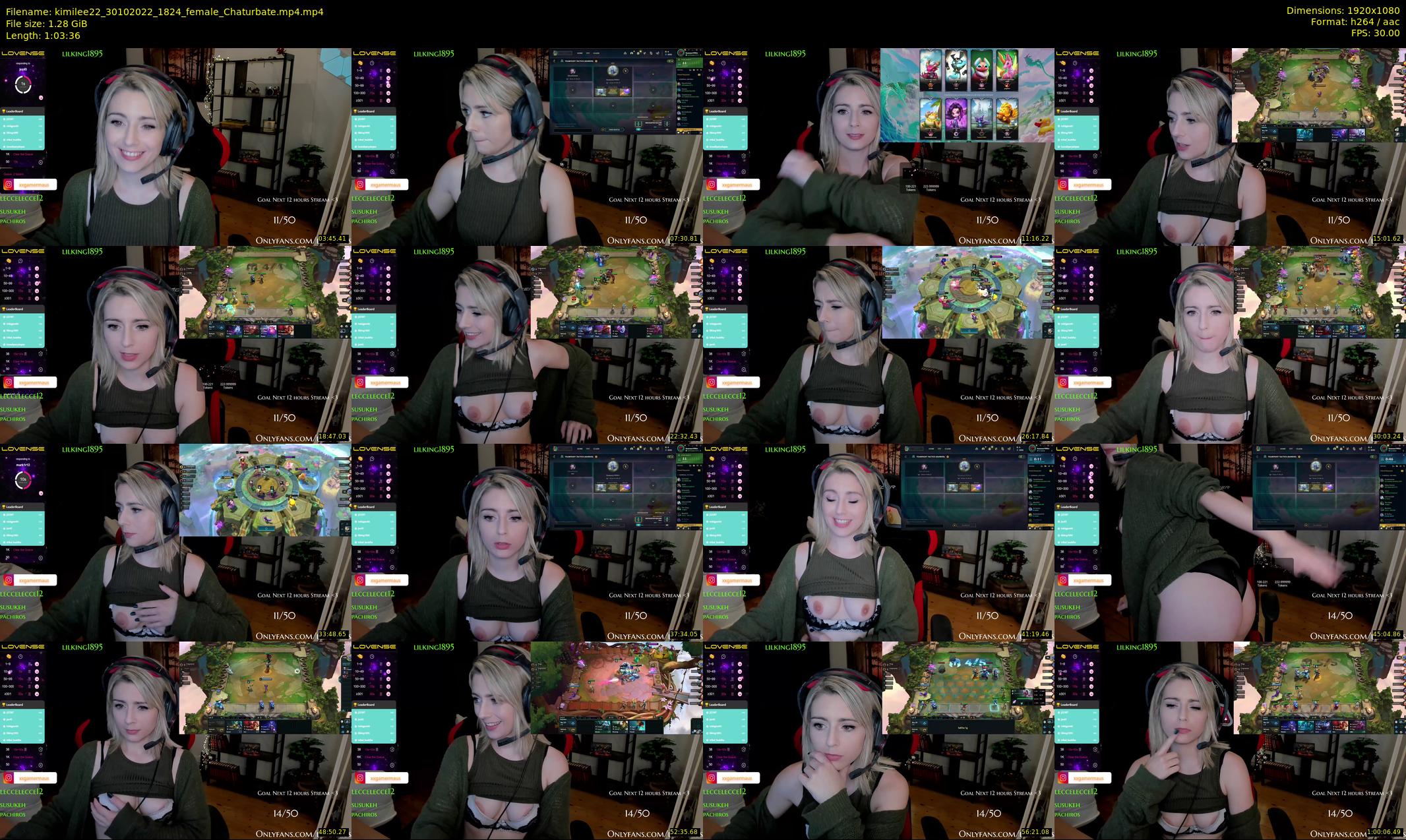 kimilee22 — 64 minute Chaturbate female cam show recording, 1080p, Oct 30, 2022
